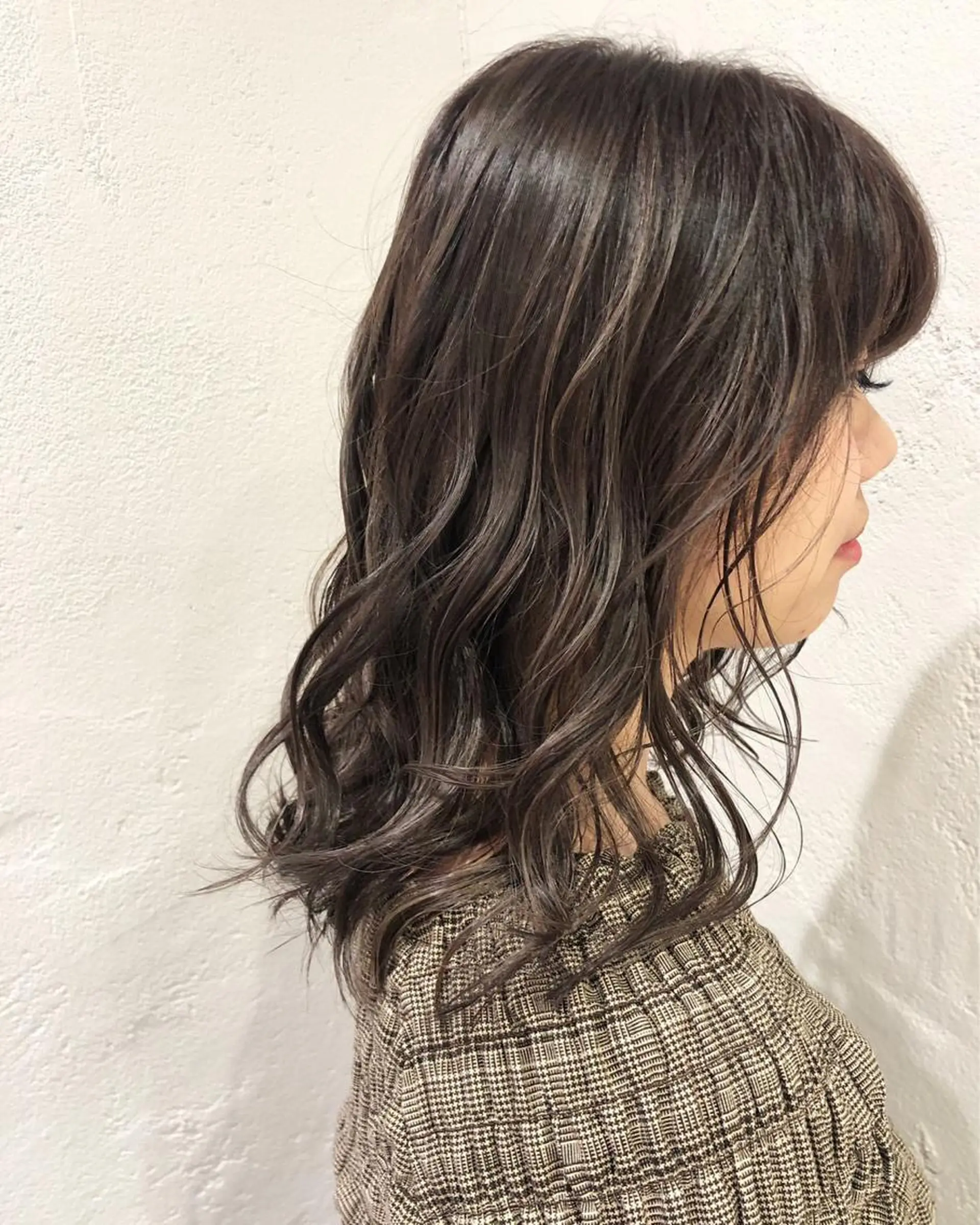 セミロング カラー 韓国ヘア🇰🇷/ レイヤーカット✂︎のヘアスタイル