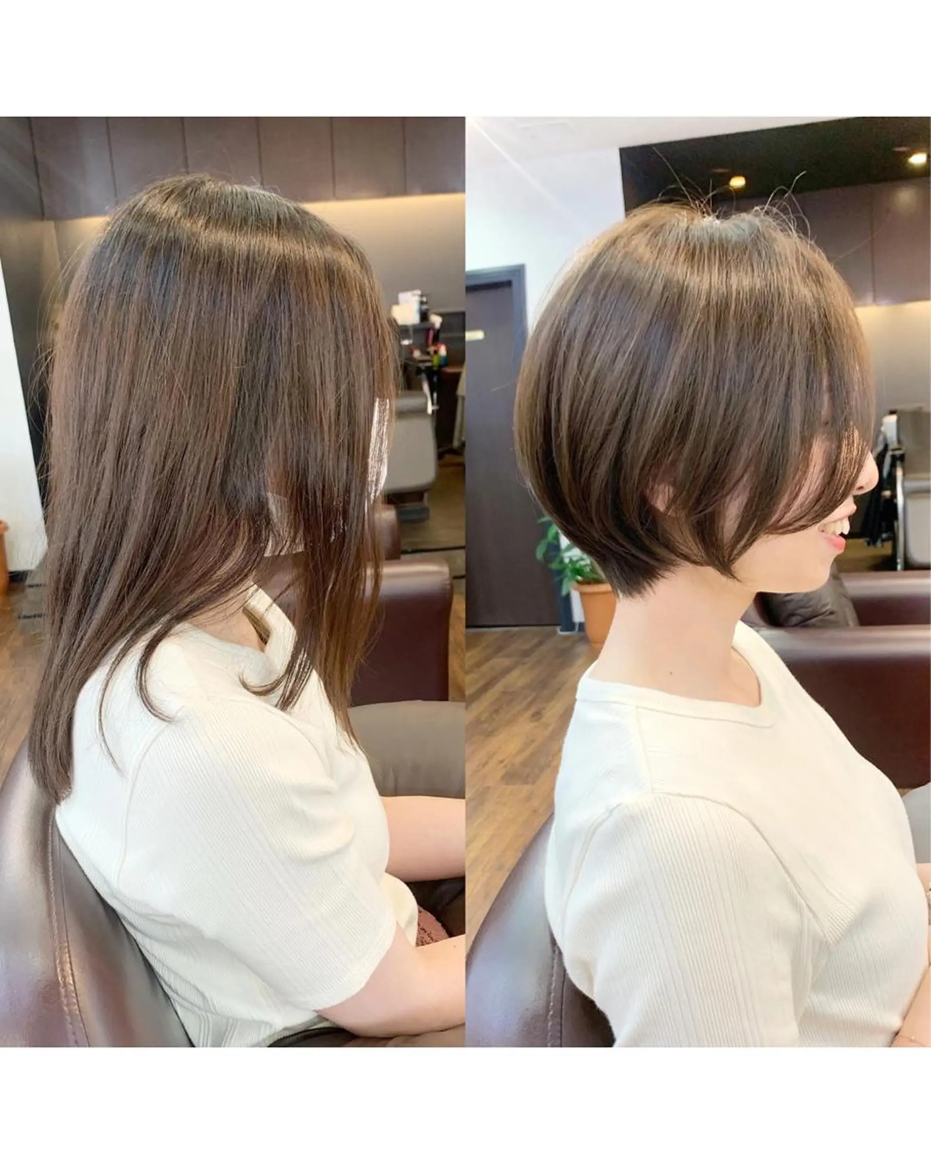 ショート 縮毛矯正/ショート/ レイヤー/畑中正敏のヘアスタイル