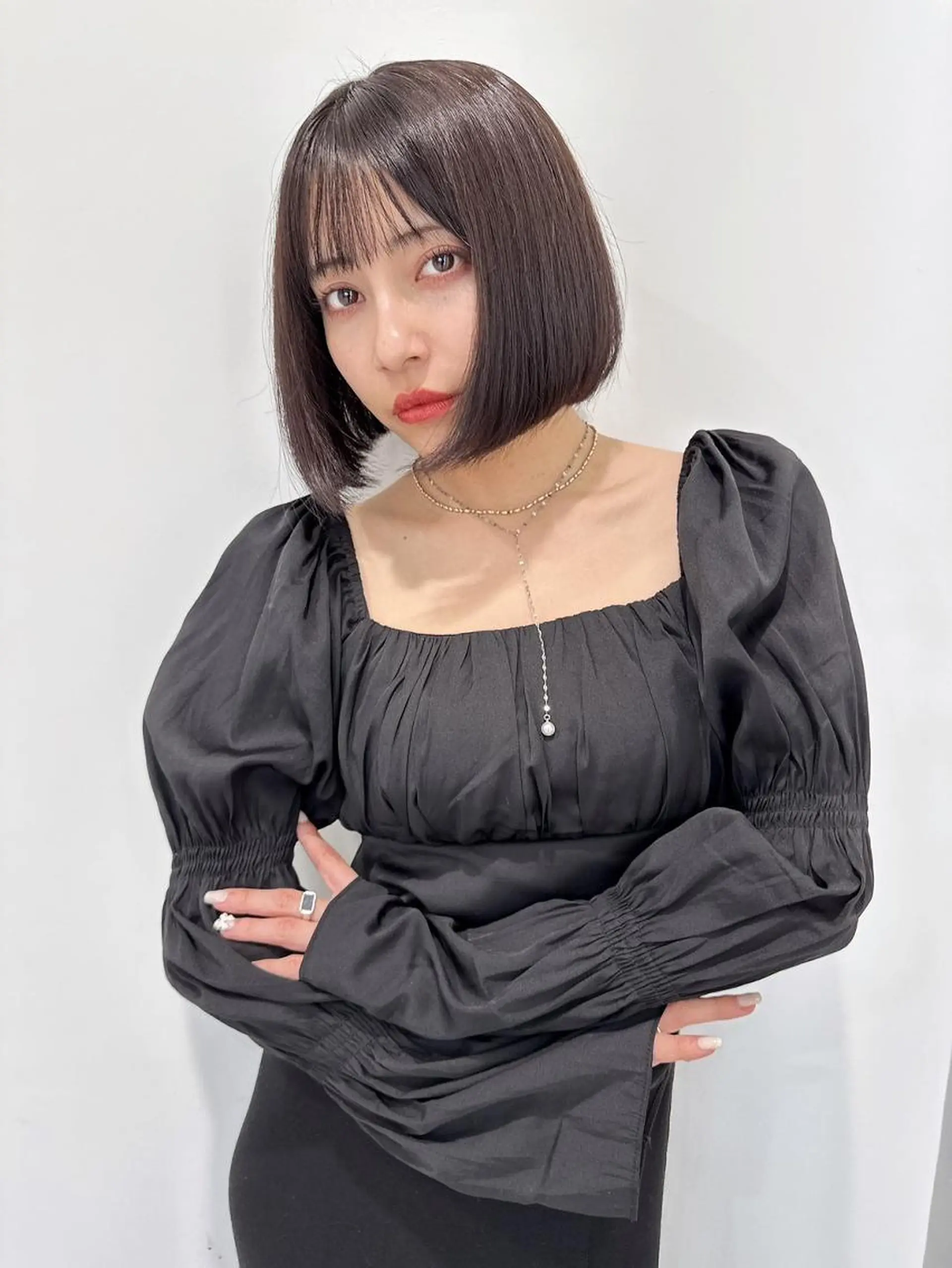 ショート カラー トリートメント 大人かわいい💍🤍 ボブ/ショートボブのヘアスタイル