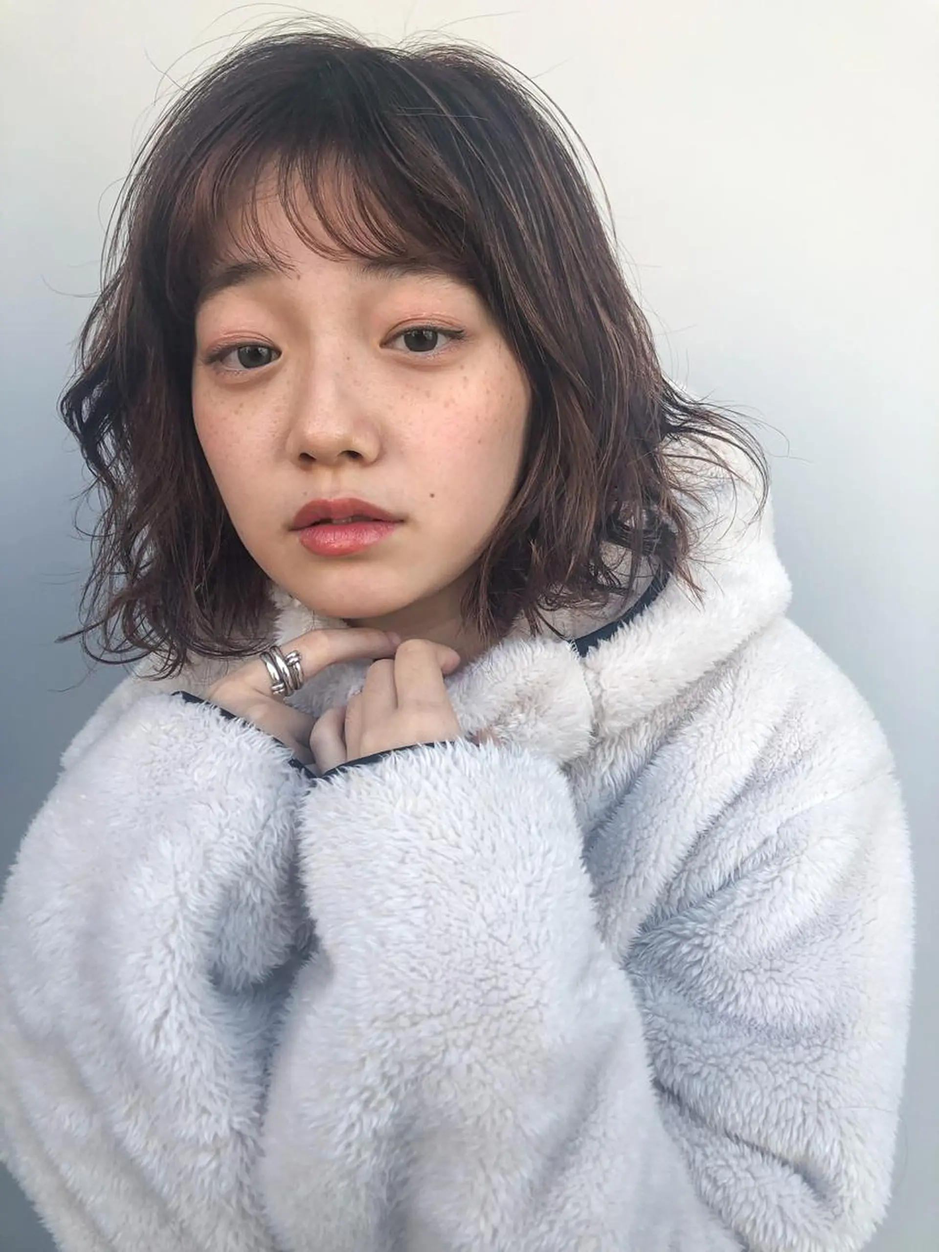 ミディアム カット ヘアカラー アートディレクター ワダヒサノリのヘアスタイル