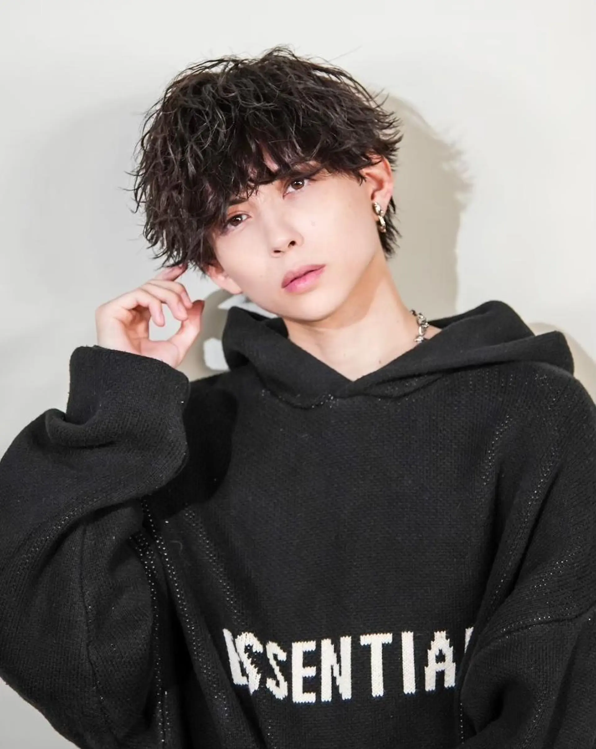 ミディアム メンズ カット パーマ メンズスタイル 歩夢のヘアスタイル