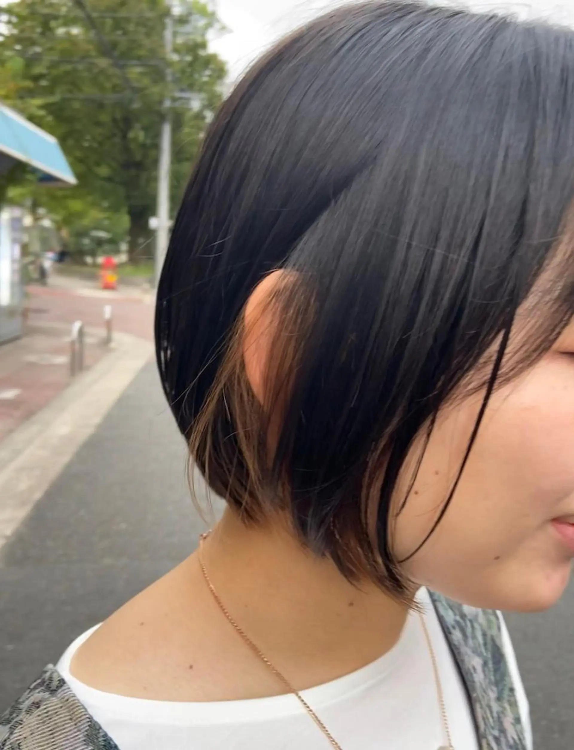 ショート ボブ カット ヘッドスパ 田中 あやなのヘアスタイル