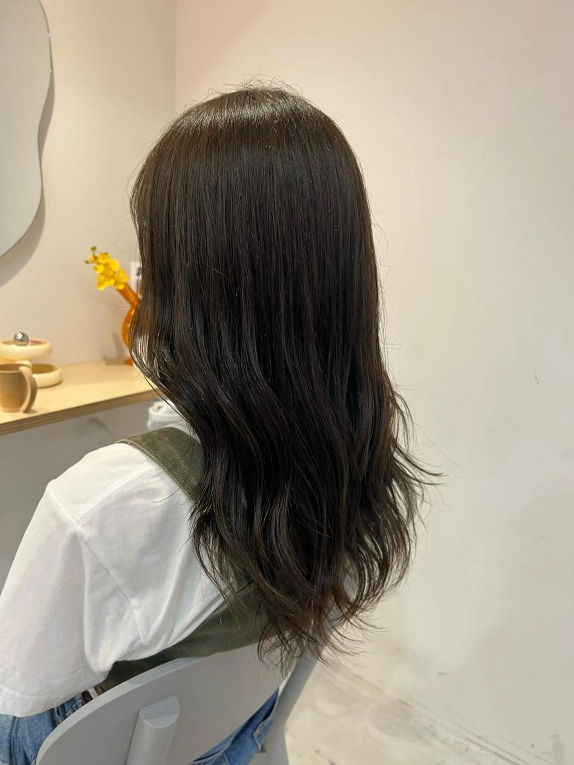 セミロング カット ヘアカラー トリートメント mizuki ,のヘアスタイル