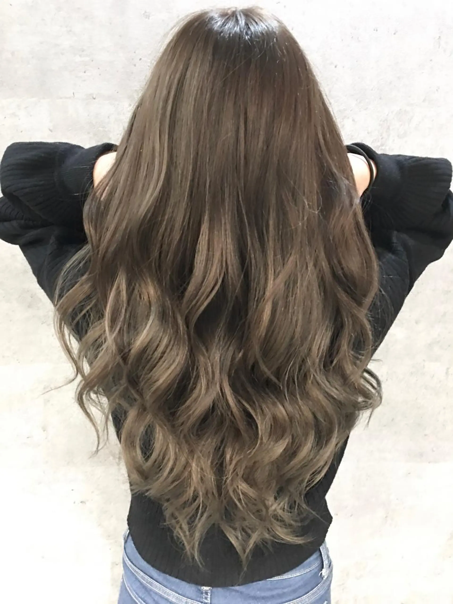 ロング カット ヘアカラー トリートメント KYOKO 【Bear】のヘアスタイル