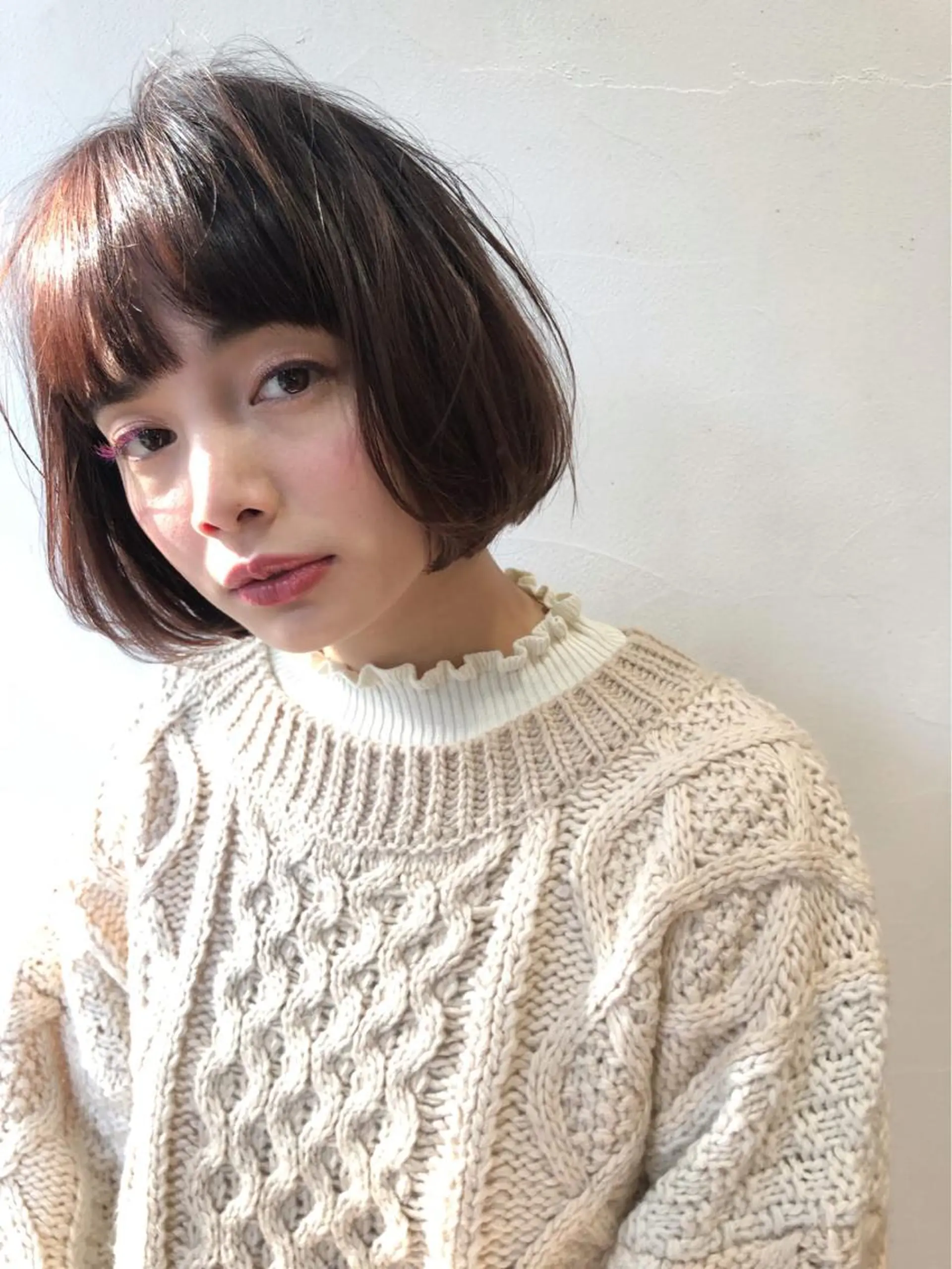 ショート カラー ボブ メンズカット特化柏駅 徒歩3分LOUのヘアスタイル