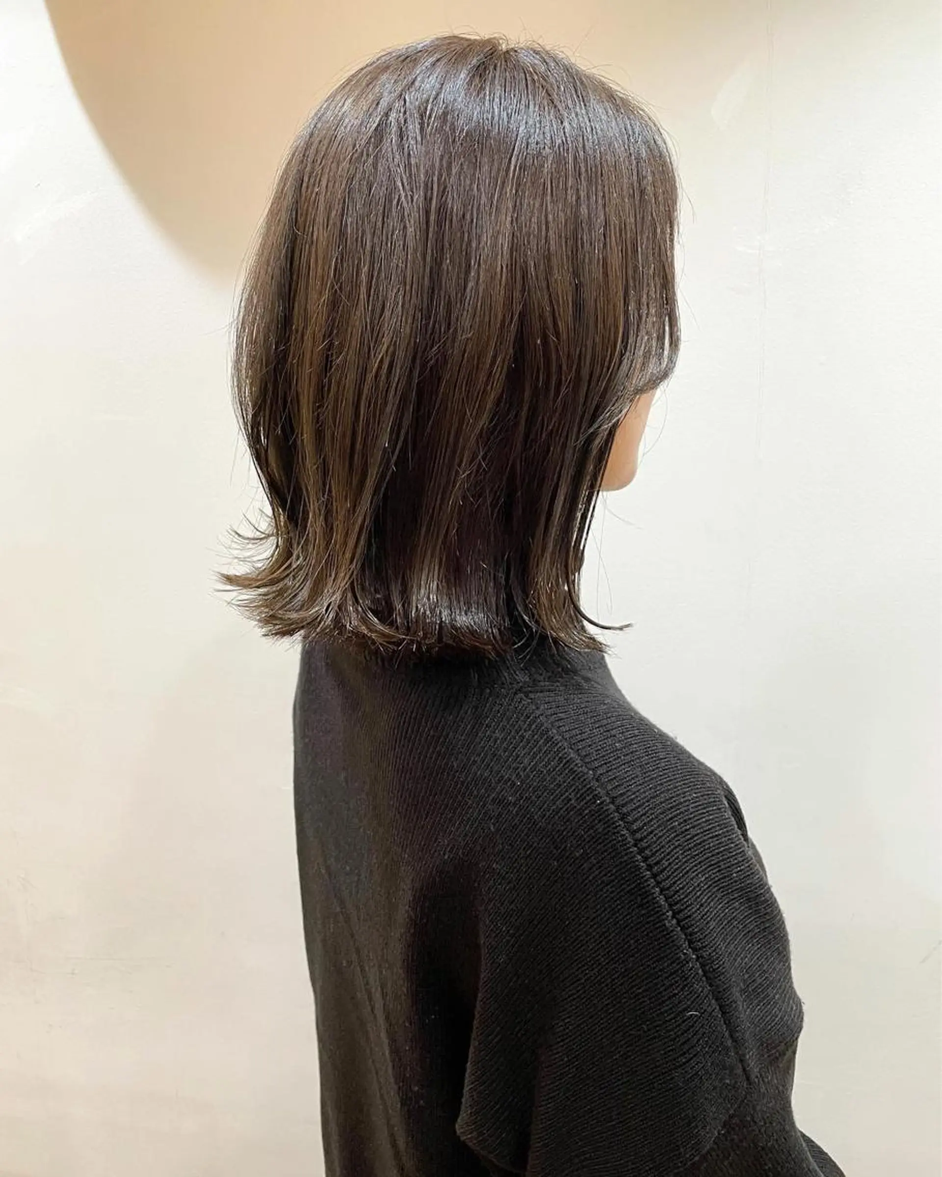 ミディアム カラー あずまぐち めぐみのヘアスタイル