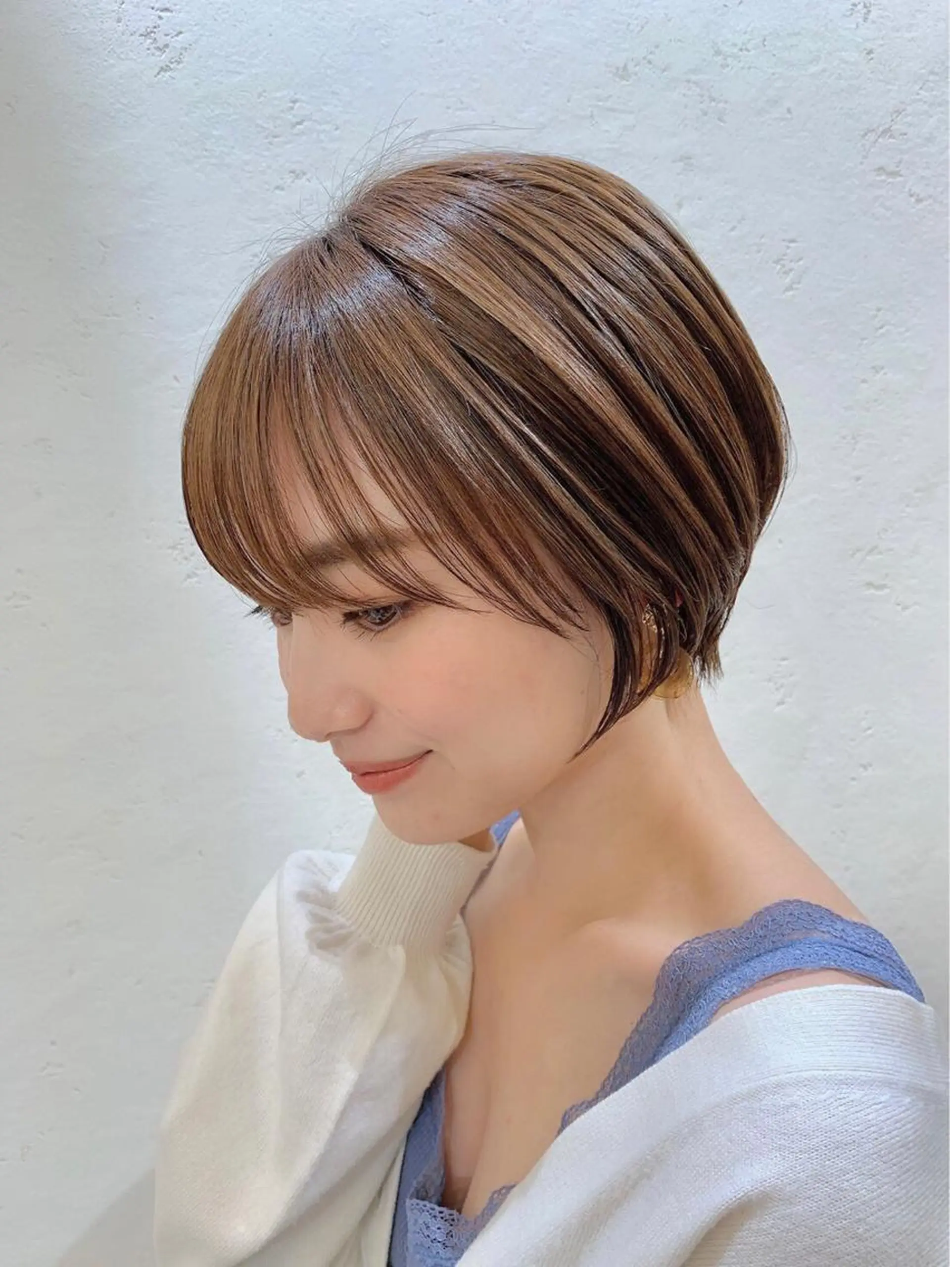 ショート カラー 仙台Ｉ韓国レイヤー Ｉ髪質改善Ｉ伊藤拓海のヘアスタイル