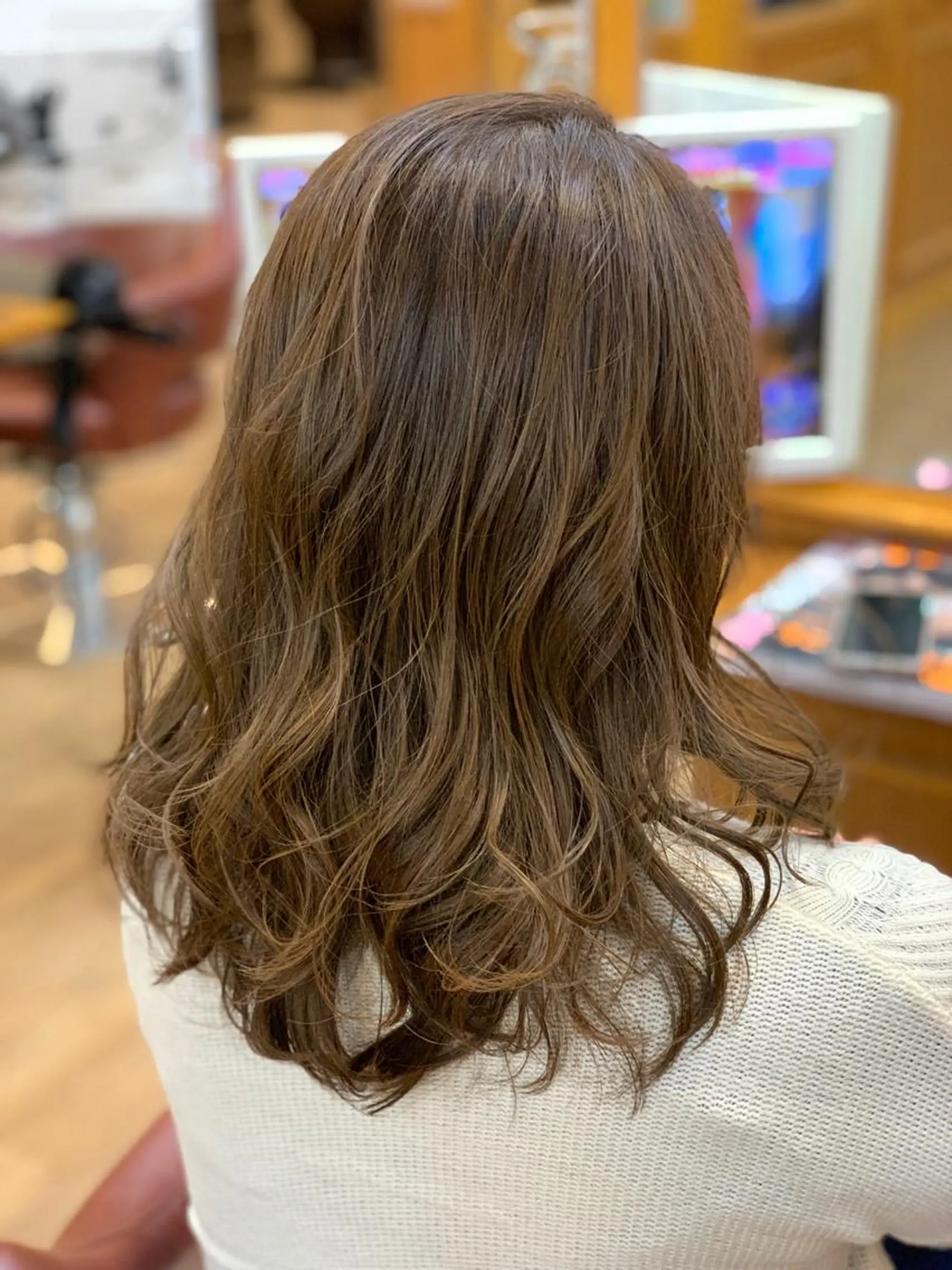 ミディアム カット ヘアカラー ✨店長✨松下  和正のヘアスタイル