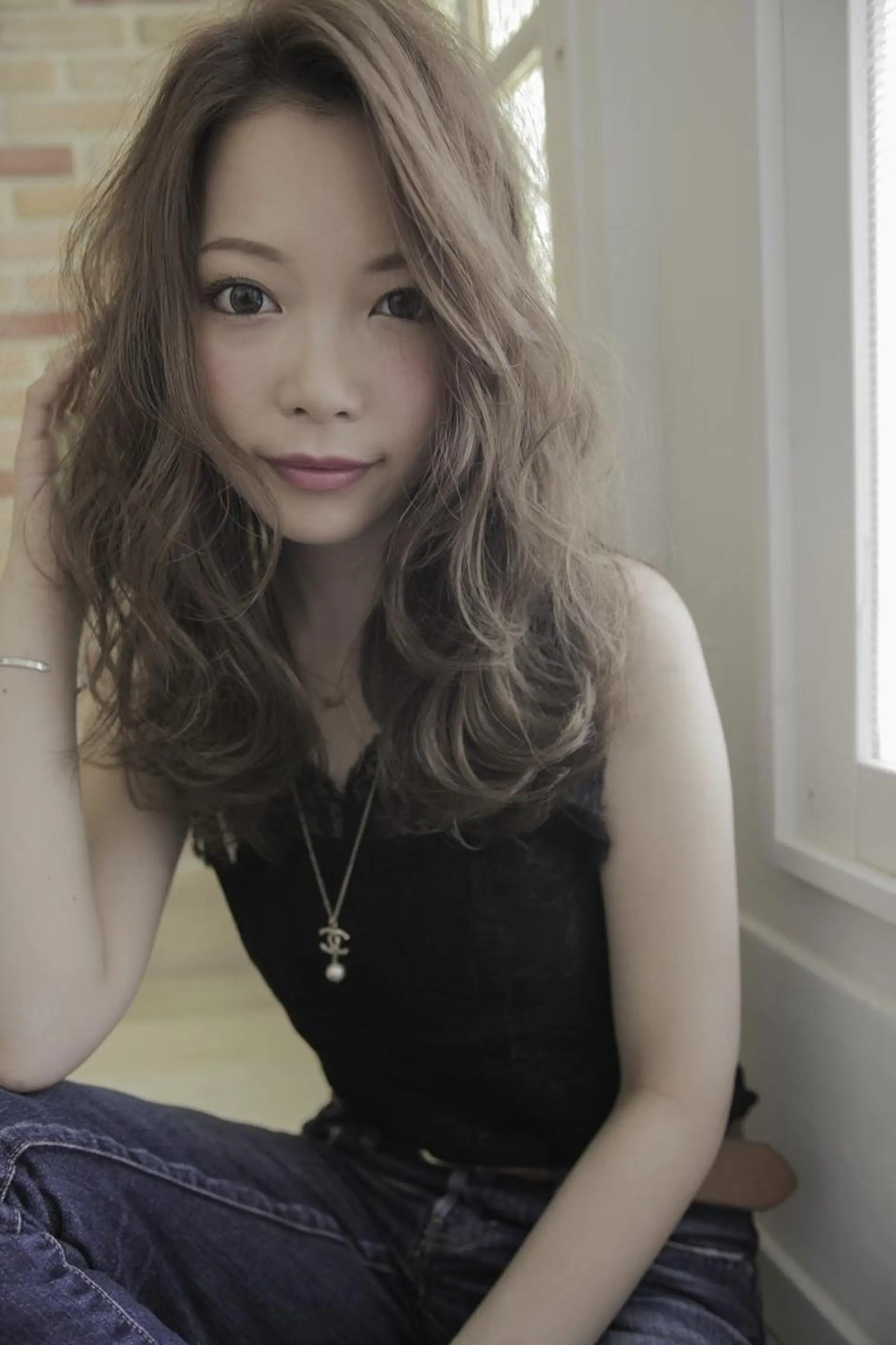 セミロング カラー SAI hairgardenのヘアスタイル