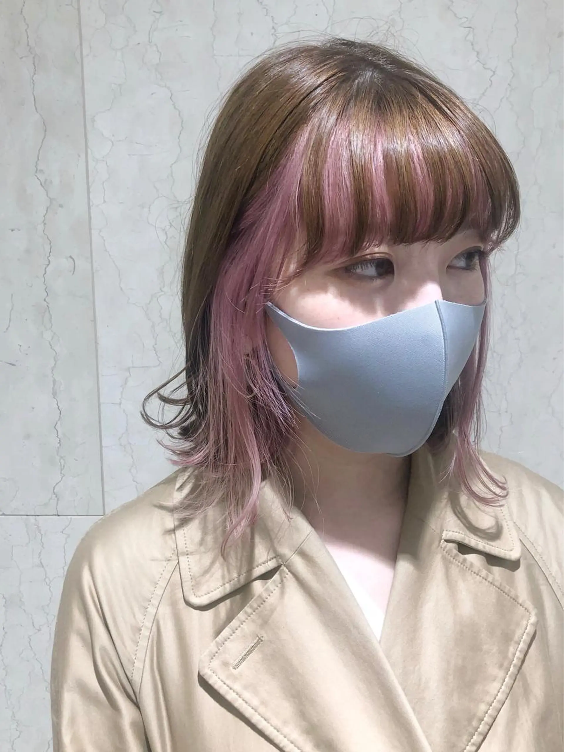 カラー white.梅田 デザインカラー🦄のヘアスタイル