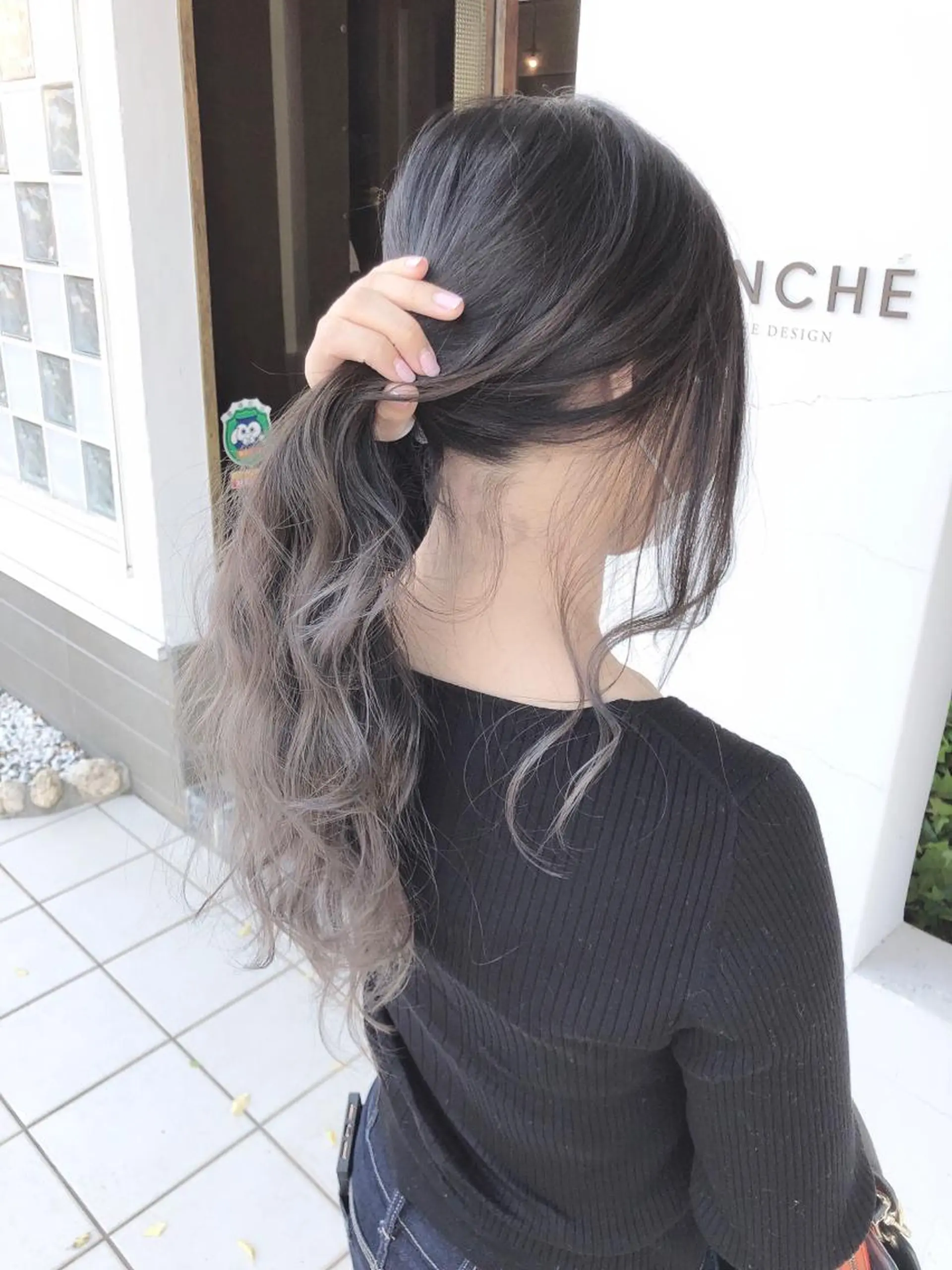 ロング カラー カット ヘアカラー トリートメント 具志 正太のヘアスタイル