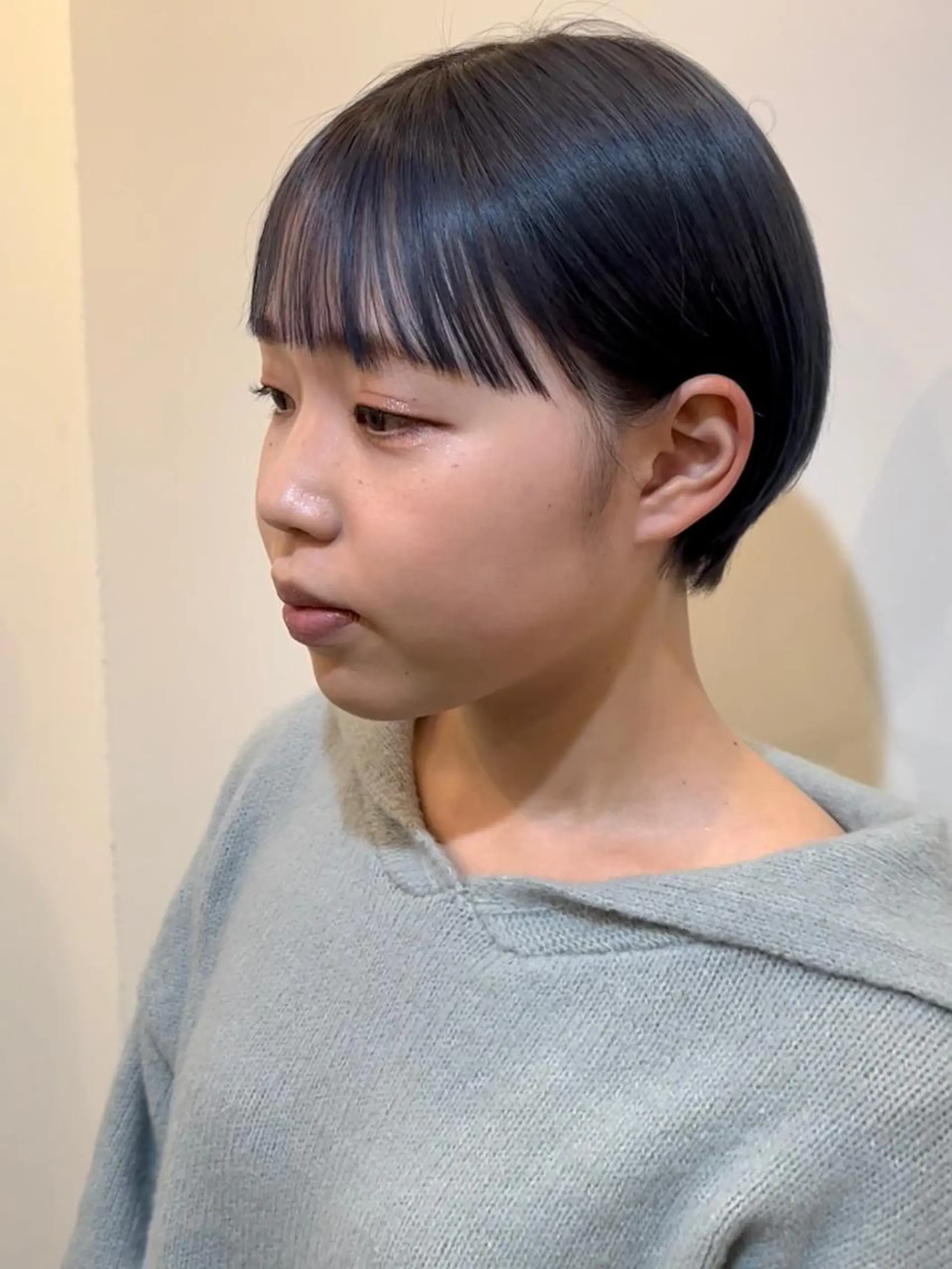 ショート カラー ブルーカラー ショートヘア カット ヘアカラー トリートメント 🍒【Lib】 AIRI　🍒のヘアスタイル