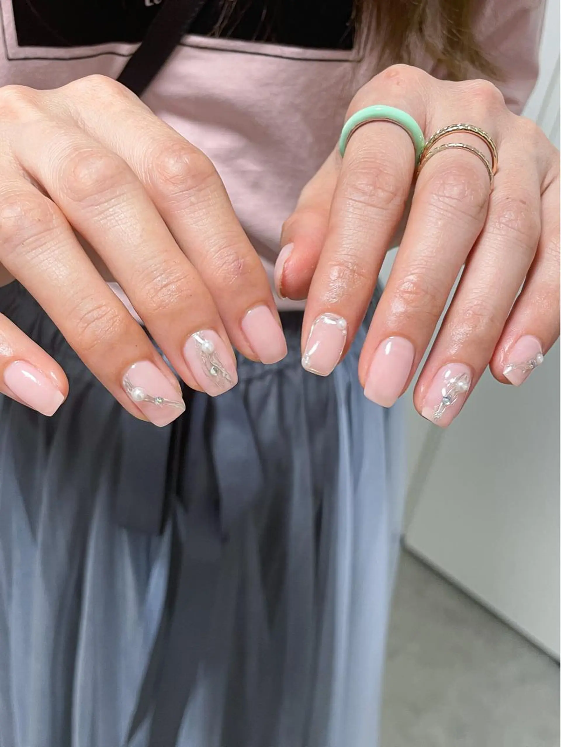 ネイル アートネイル シンプルネイル nailatelier elsol.所属・atelier elsol.のネイルデザイン