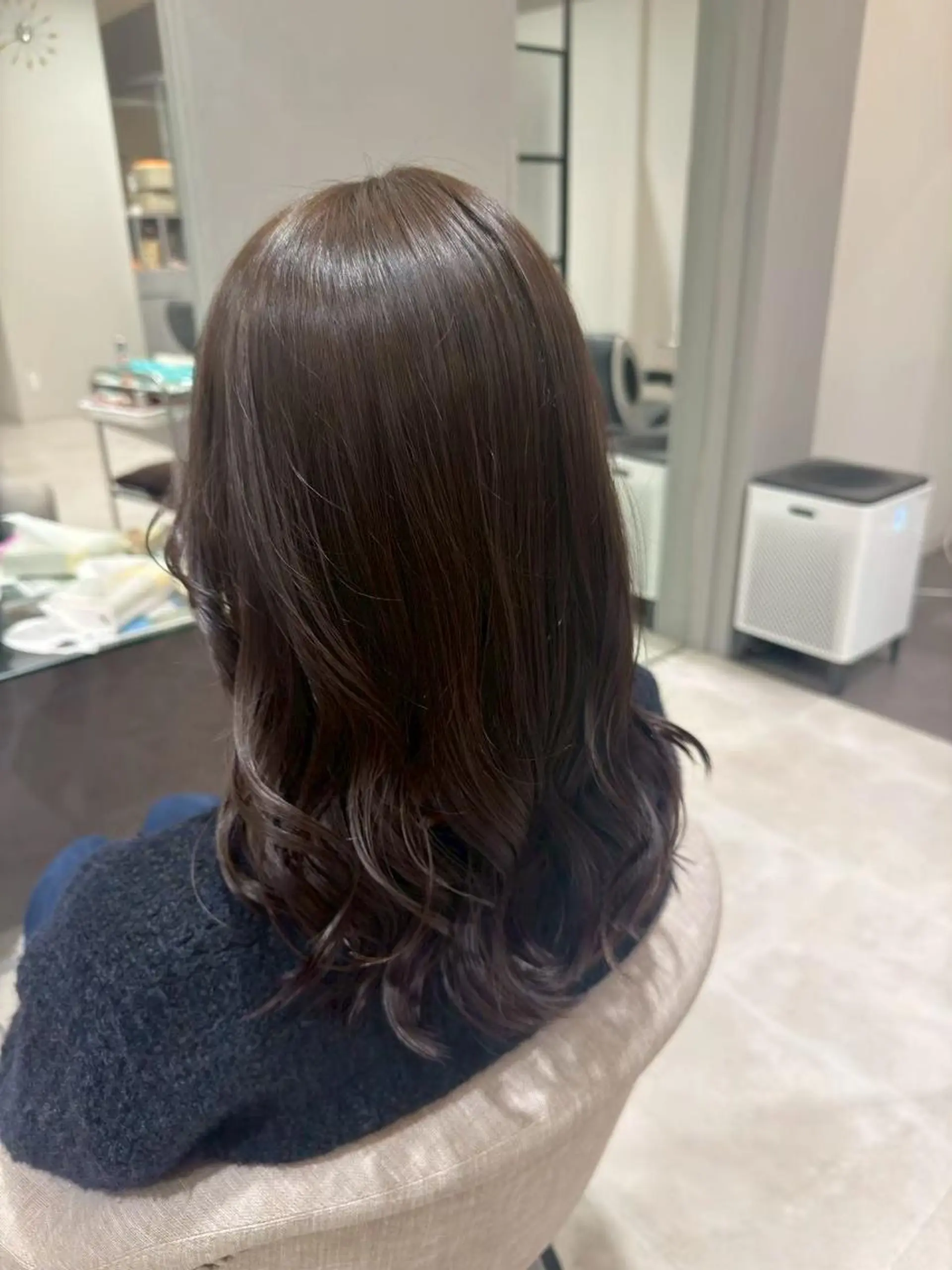 セミロング cnナカオ有松店 山本鷹亨のヘアスタイル