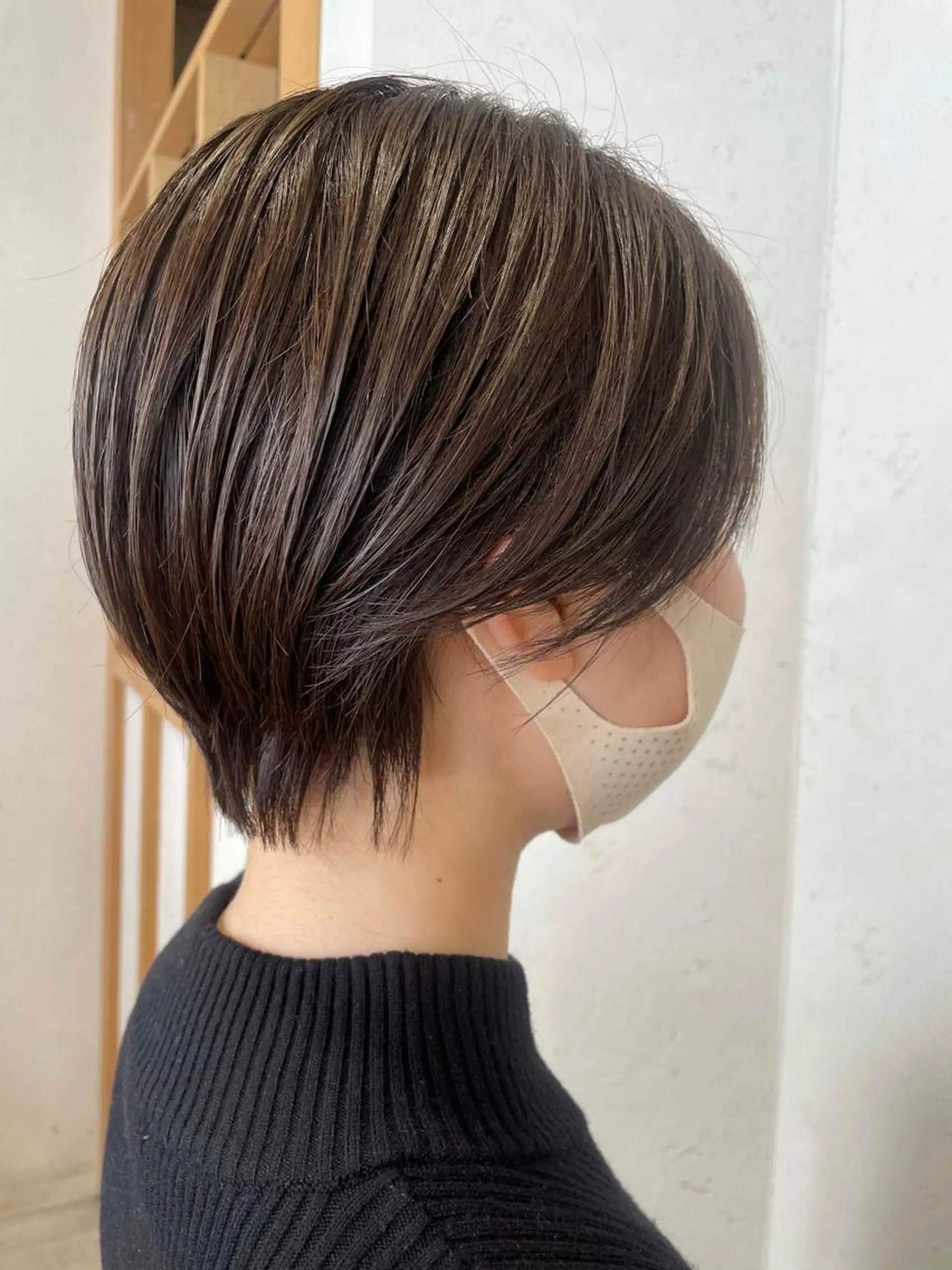 ショート カラー ブラウンカラー ダークブラウン ショートヘア カット ヘアカラー トリートメント カウンセリング重視 🌿‬Tsuyukiのヘアスタイル