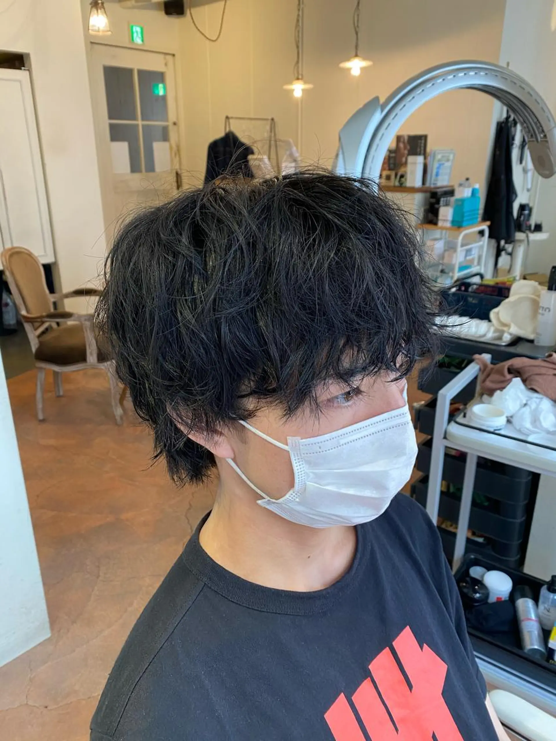 ショート パーマ メンズ カット パーマ 【メンズ特化】 茅野　洋介のヘアスタイル