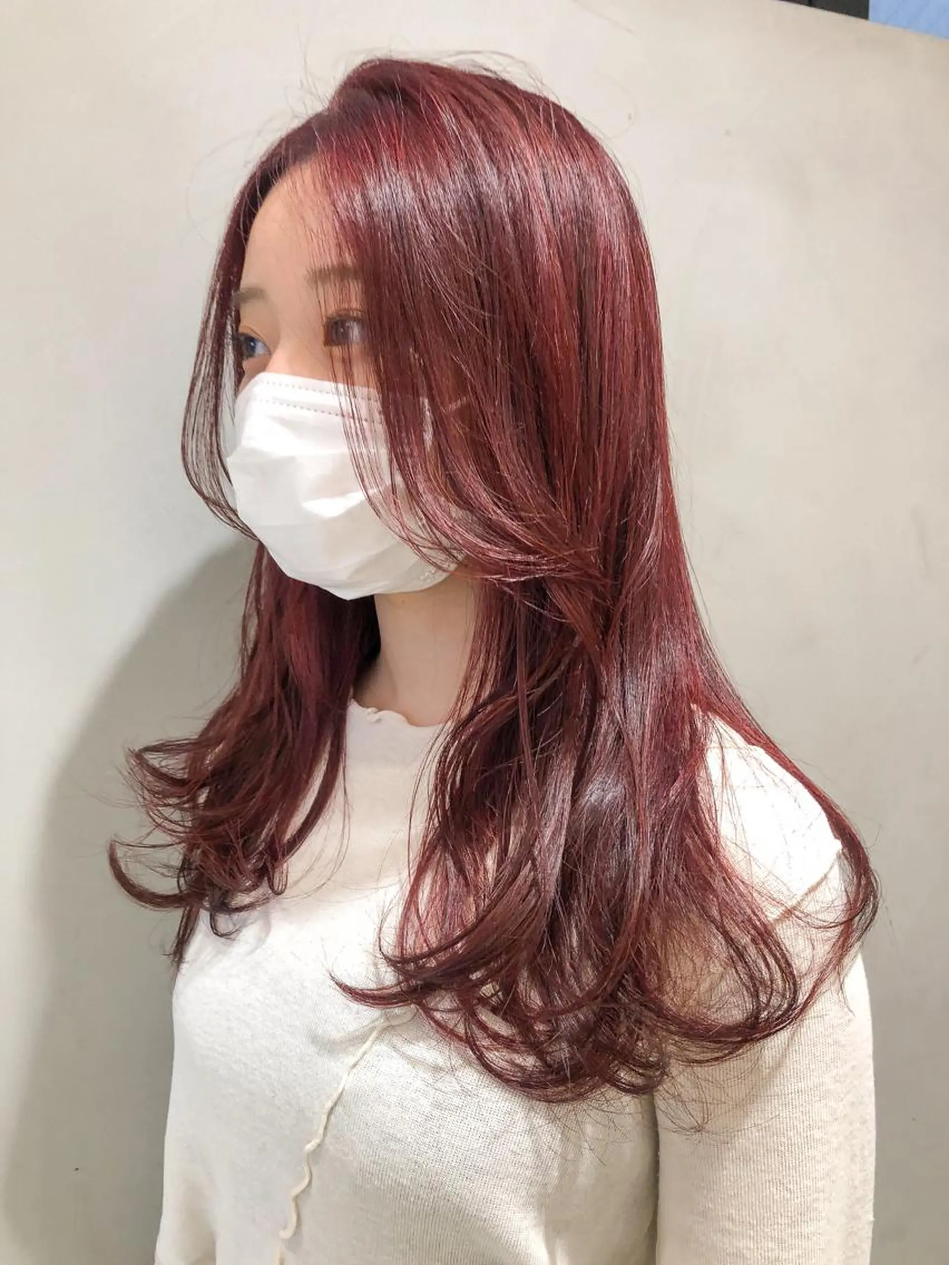 セミロング カラー 圧倒的透明感カラー nana🦕のヘアスタイル