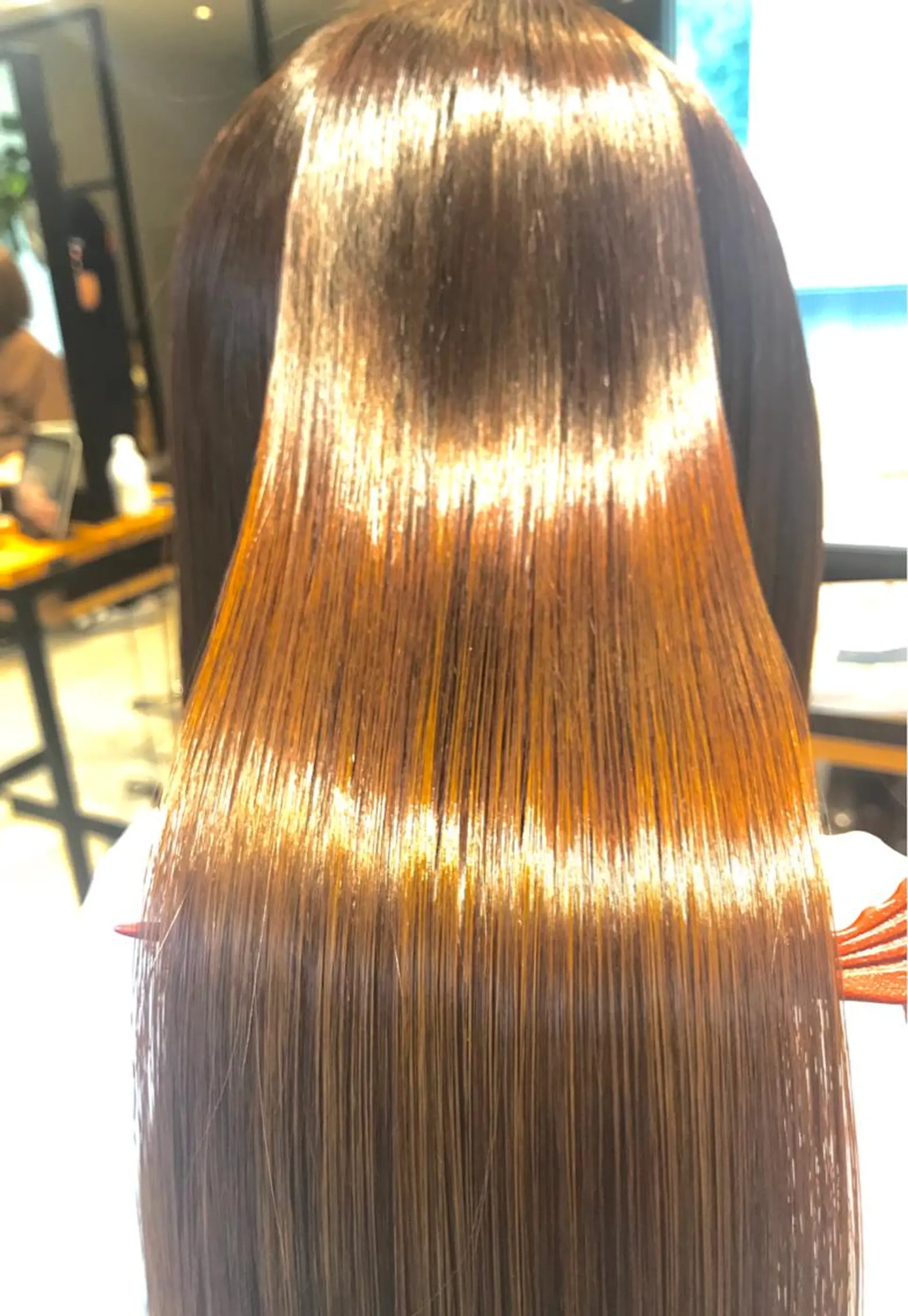 セミロング 縮毛矯正 Emerge渋谷店　［エマージュ］所属・美髪縮毛矯正No1 toshiのヘアスタイル