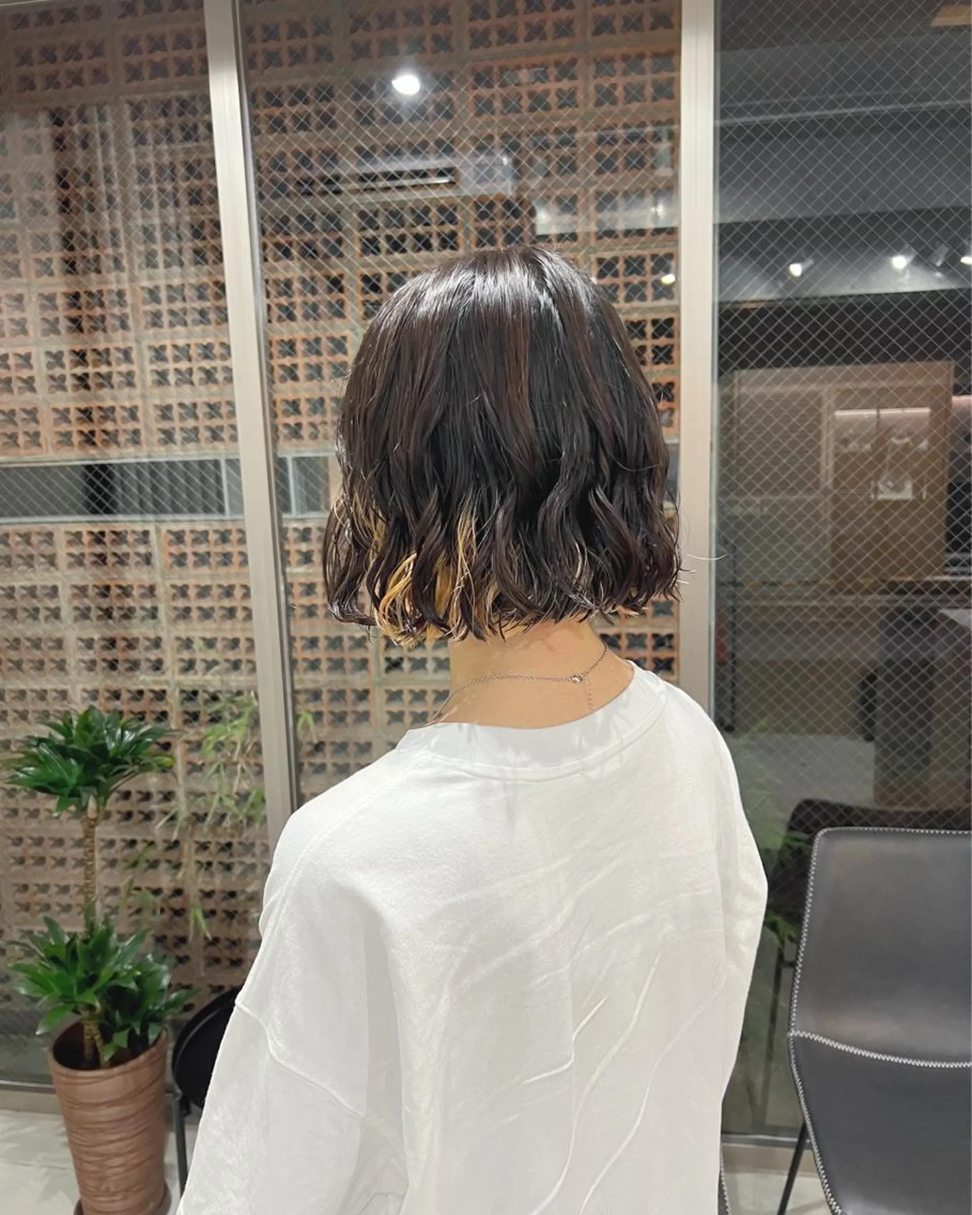 ショート パーマ ボブパーマコテ巻き風 パーマNo1深江秀平のヘアスタイル