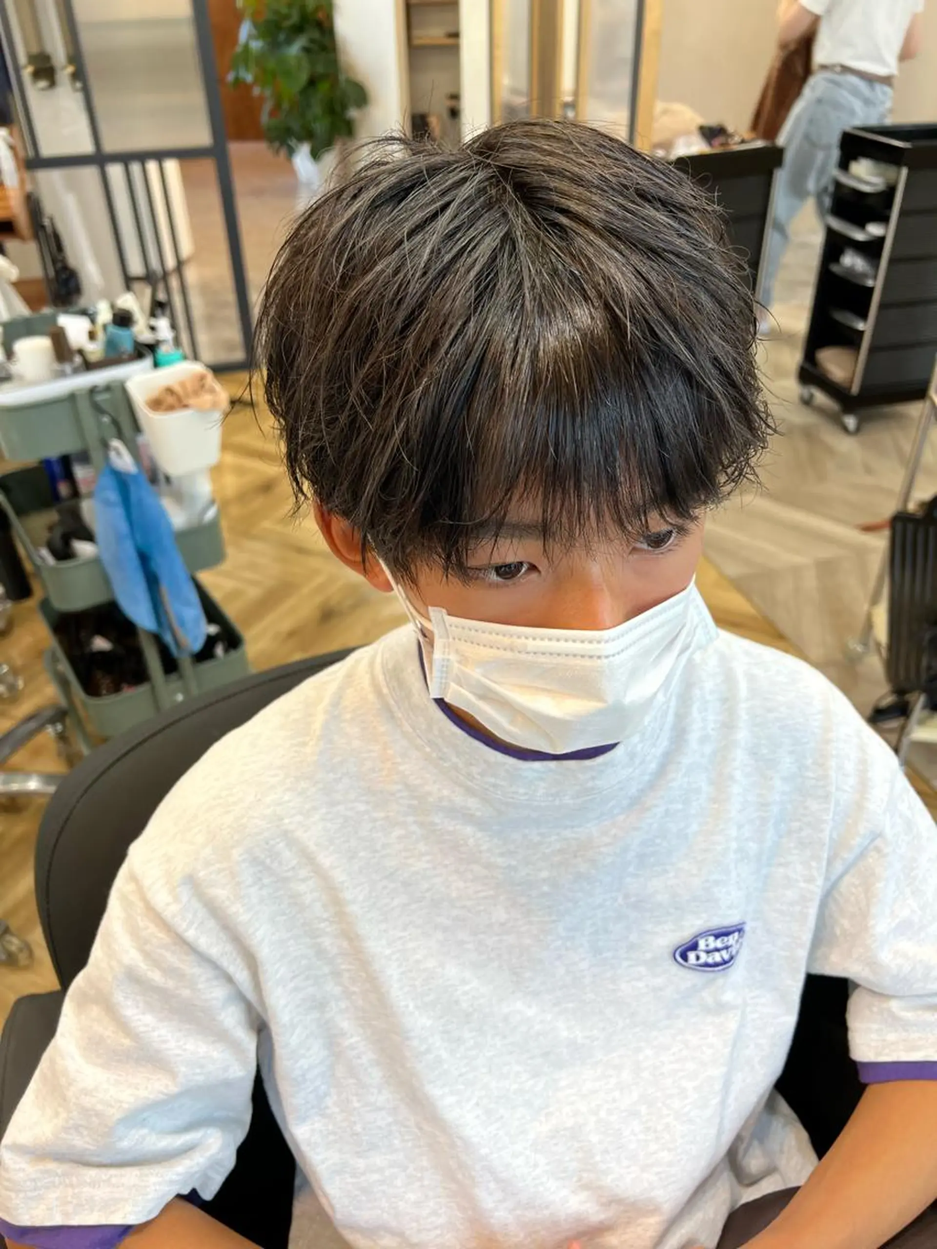 ショート 🫧艶ダブルカラー ブリーチ🫧トモヤのヘアスタイル