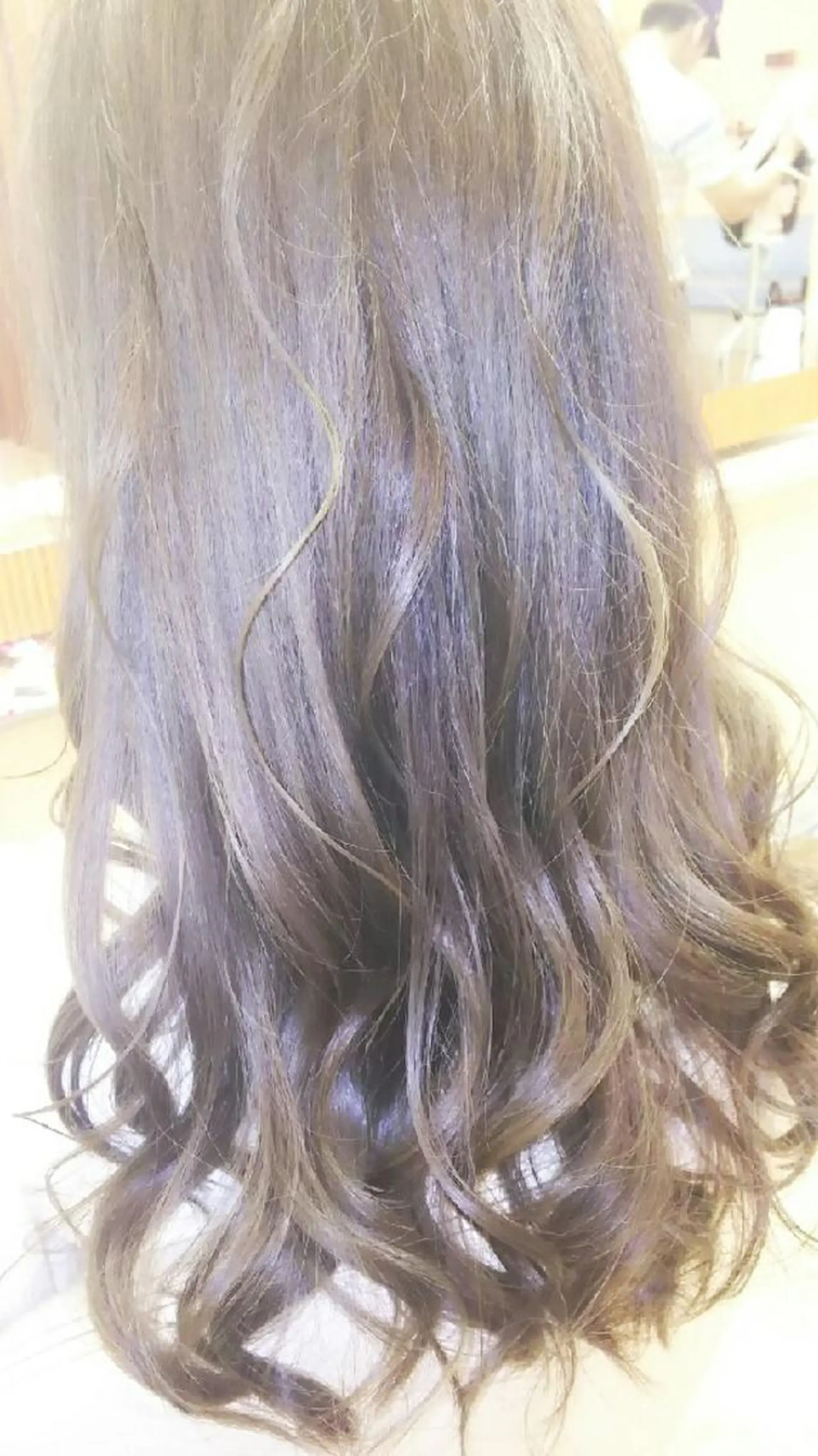 ロング カラー グレージュ 脇田 雄大のヘアスタイル