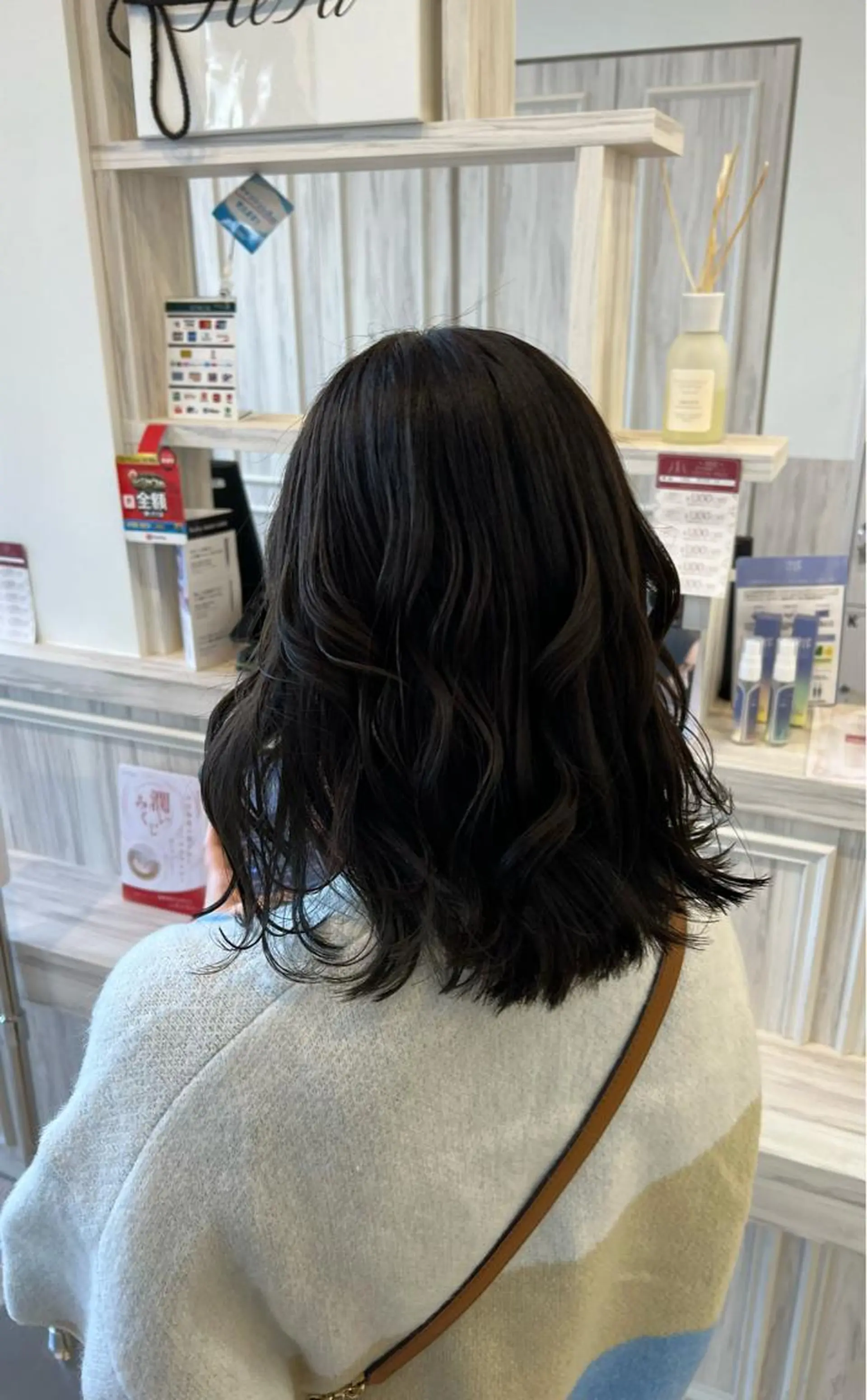 セミロング カット 門脇 真生人のヘアスタイル