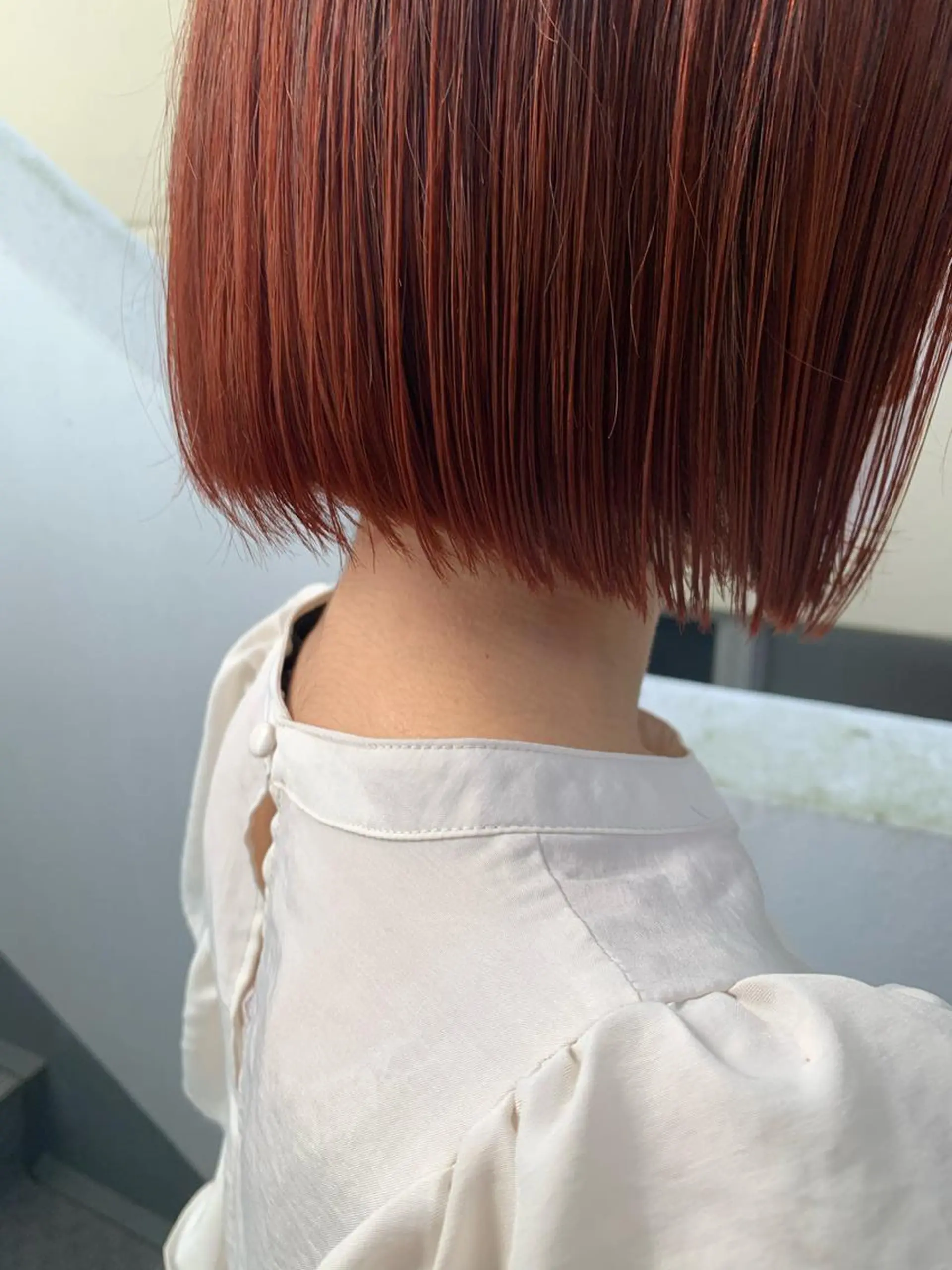 ミディアム カラー ボルドーカラー 遠藤沙也加 /レイヤーカットのヘアスタイル