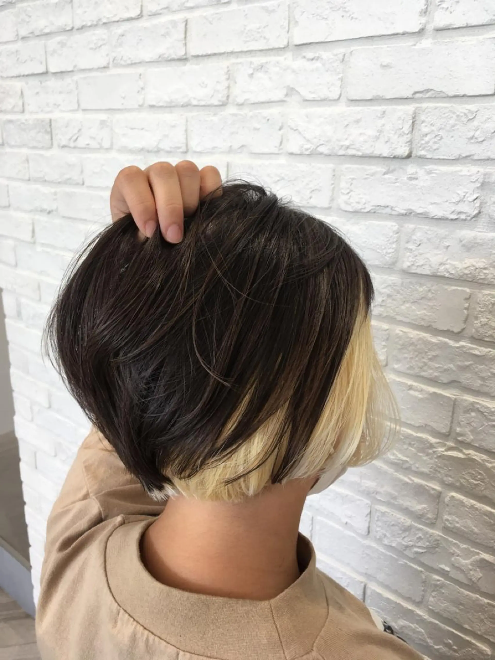 ショート 傷んだ髪をサラサラに 曲がる縮毛矯正◎高岡のヘアスタイル