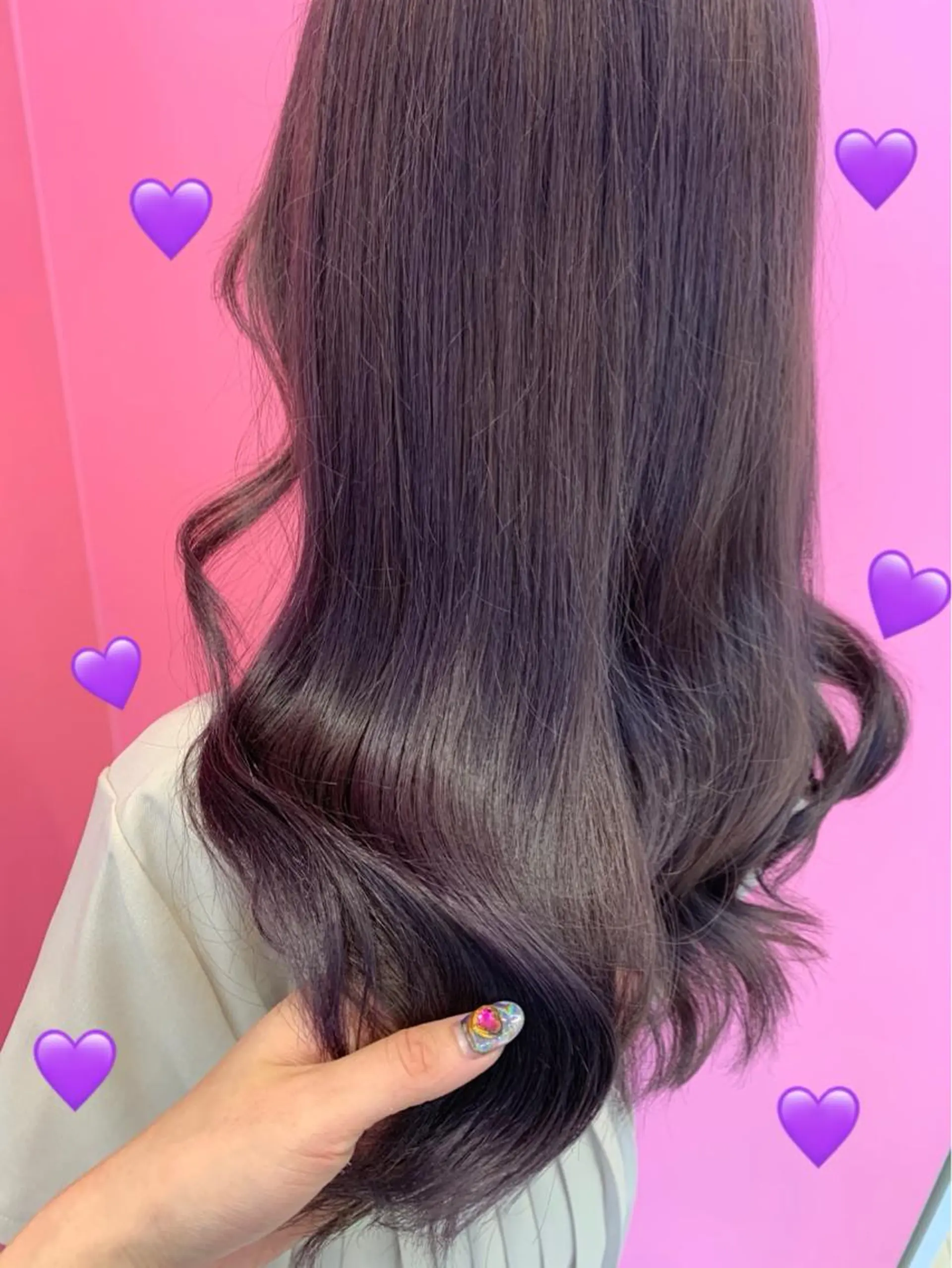 セミロング カラー ブリーチ ダブルカラー グラデーションカラー グレージュ インナーカラー 新宿駅近♡個室 ♡関口三都季🌜のヘアスタイル