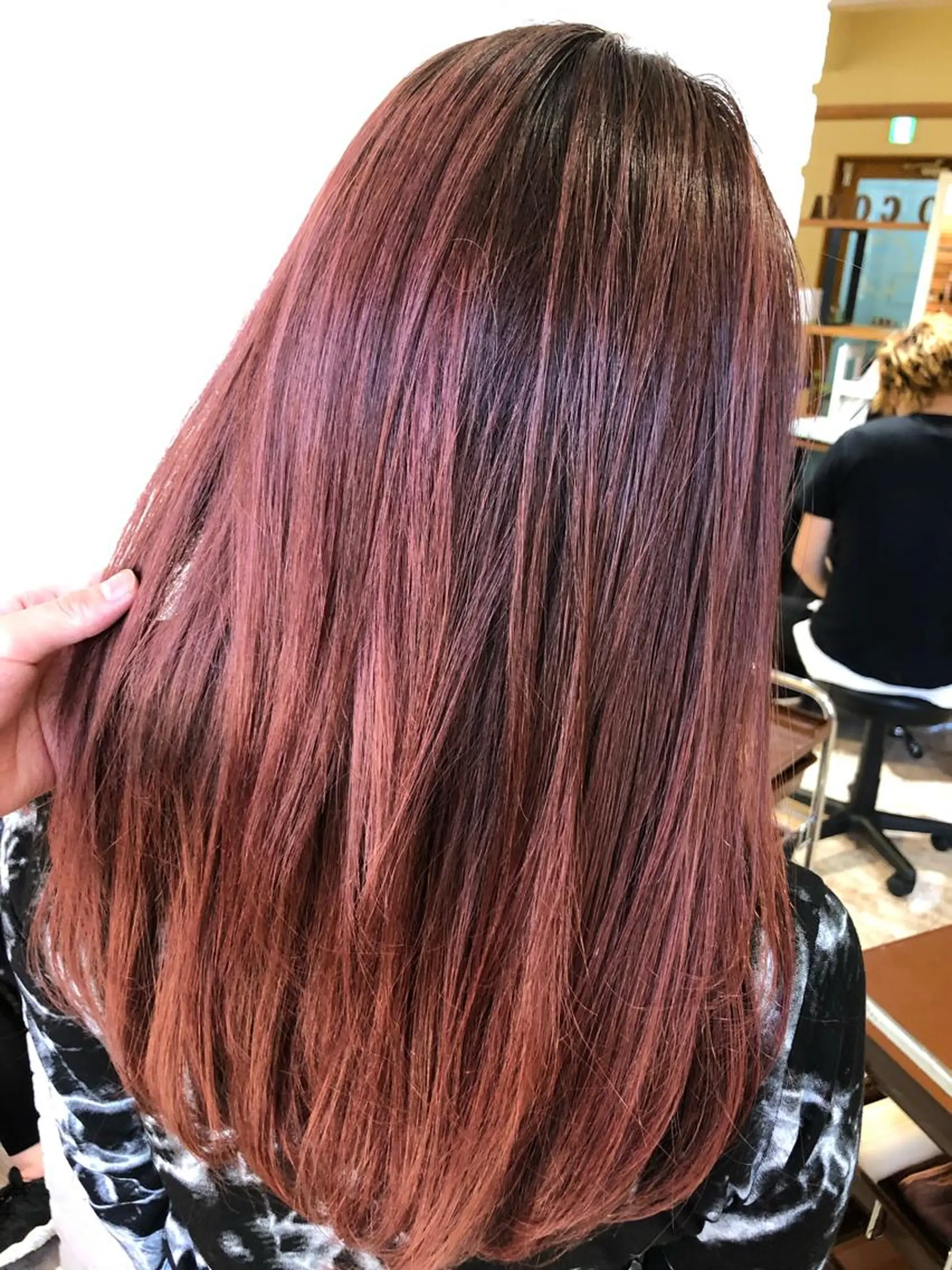 セミロング カラー olino 【オリノ】西田辺のヘアスタイル