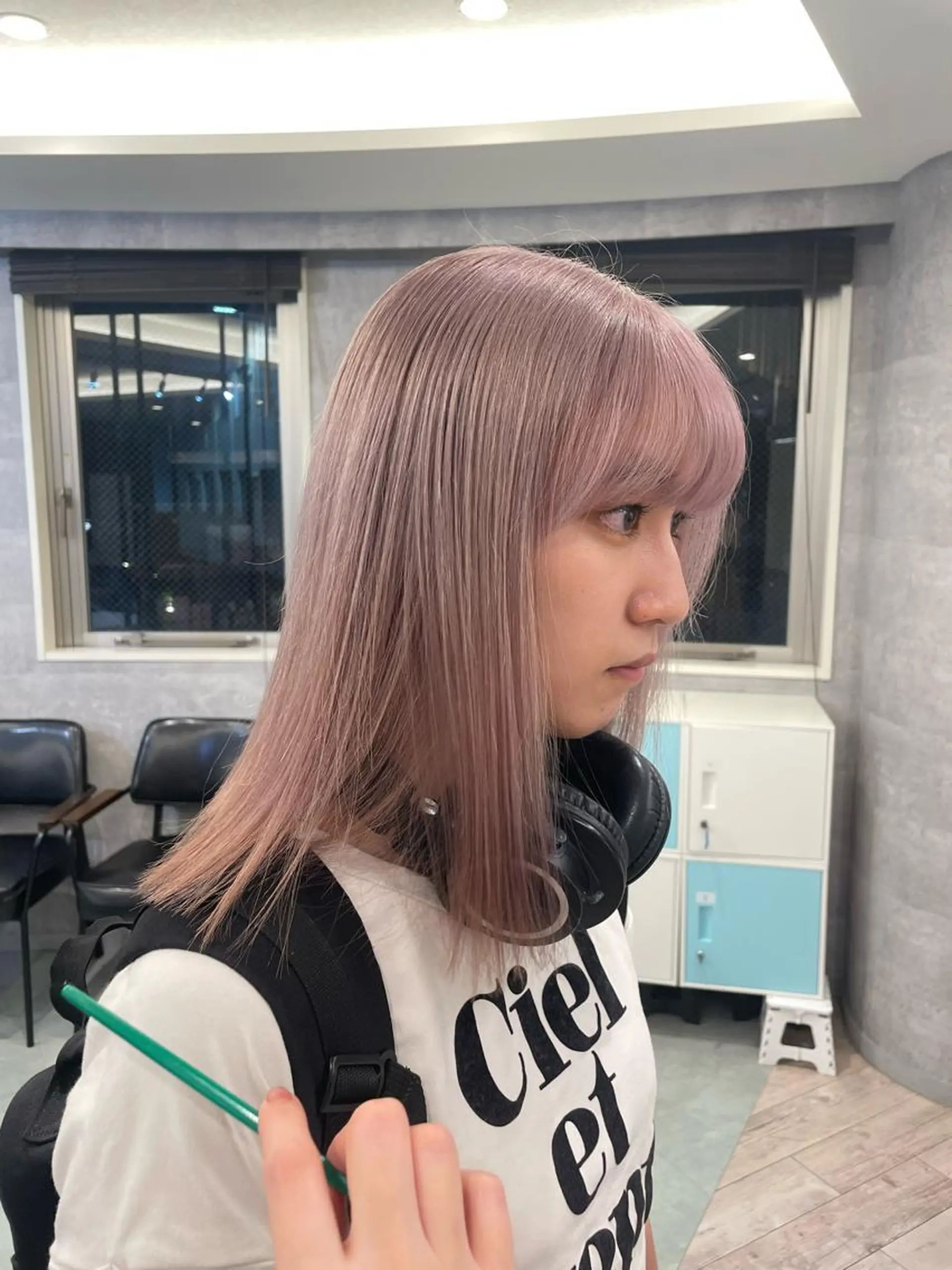 ミディアム ヘアカラー トリートメント ♡似合わせハイトーン ♡maiのヘアスタイル