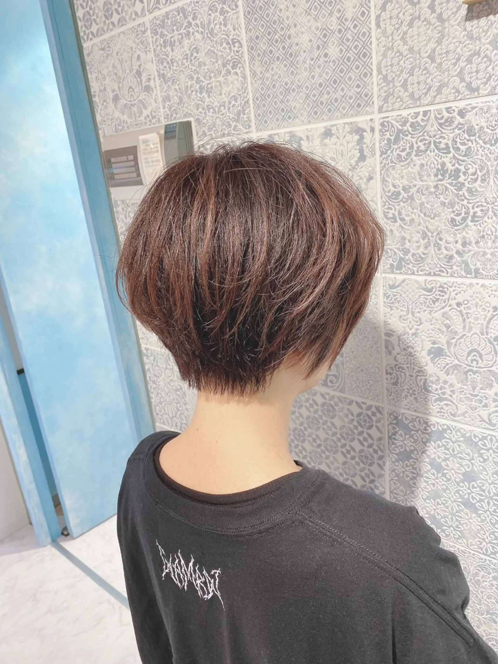 ショート カット ヘアカラー トリートメント lond strada所属・🌟モテ髪ショート 🌟店長　津賀涼のヘアスタイル