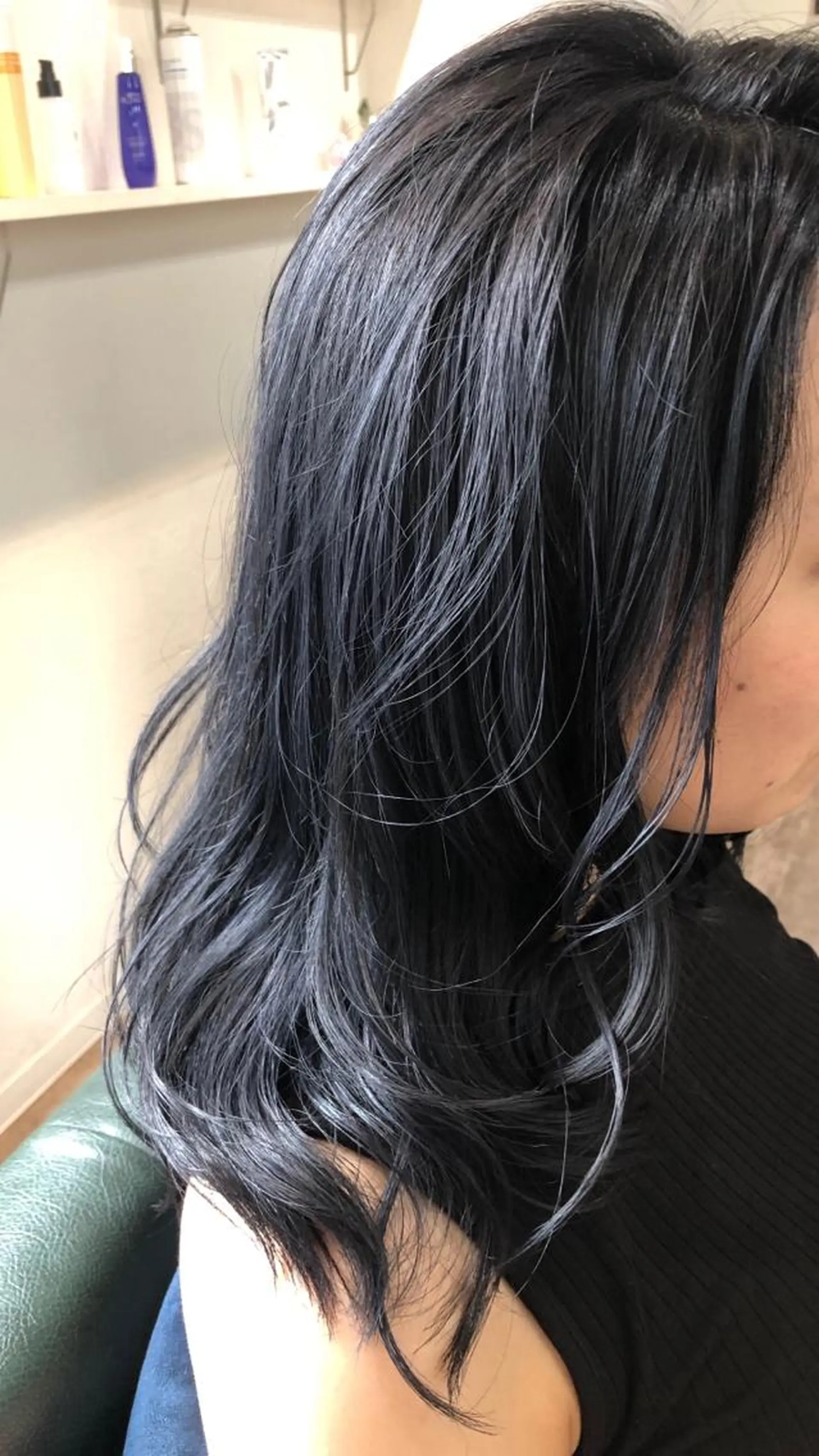 セミロング カラー 佐々木 政徳のヘアスタイル