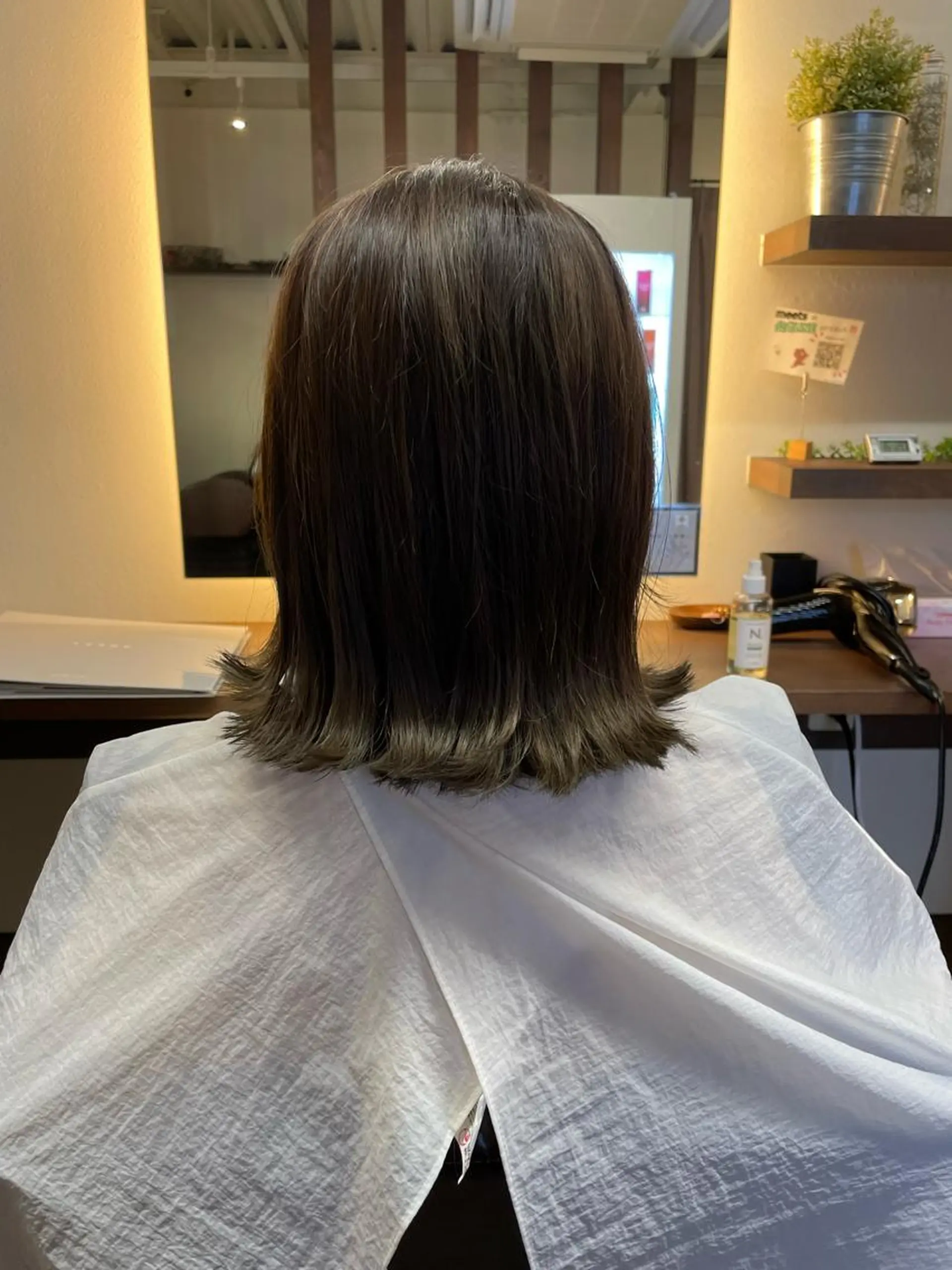 セミロング 山本 純平のヘアスタイル