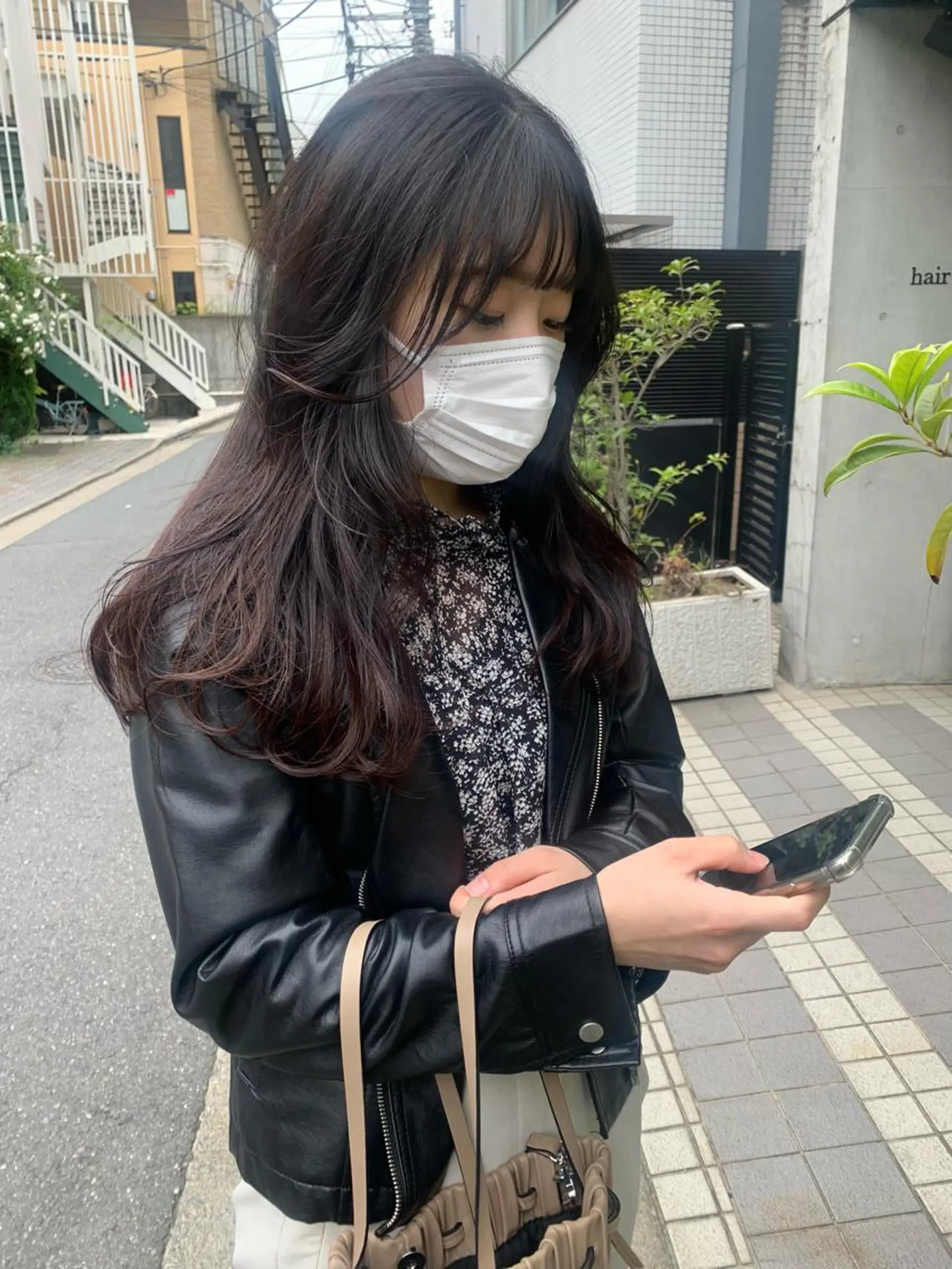 セミロング ラベンダー/レイヤー スタイル🤎mamiのヘアスタイル