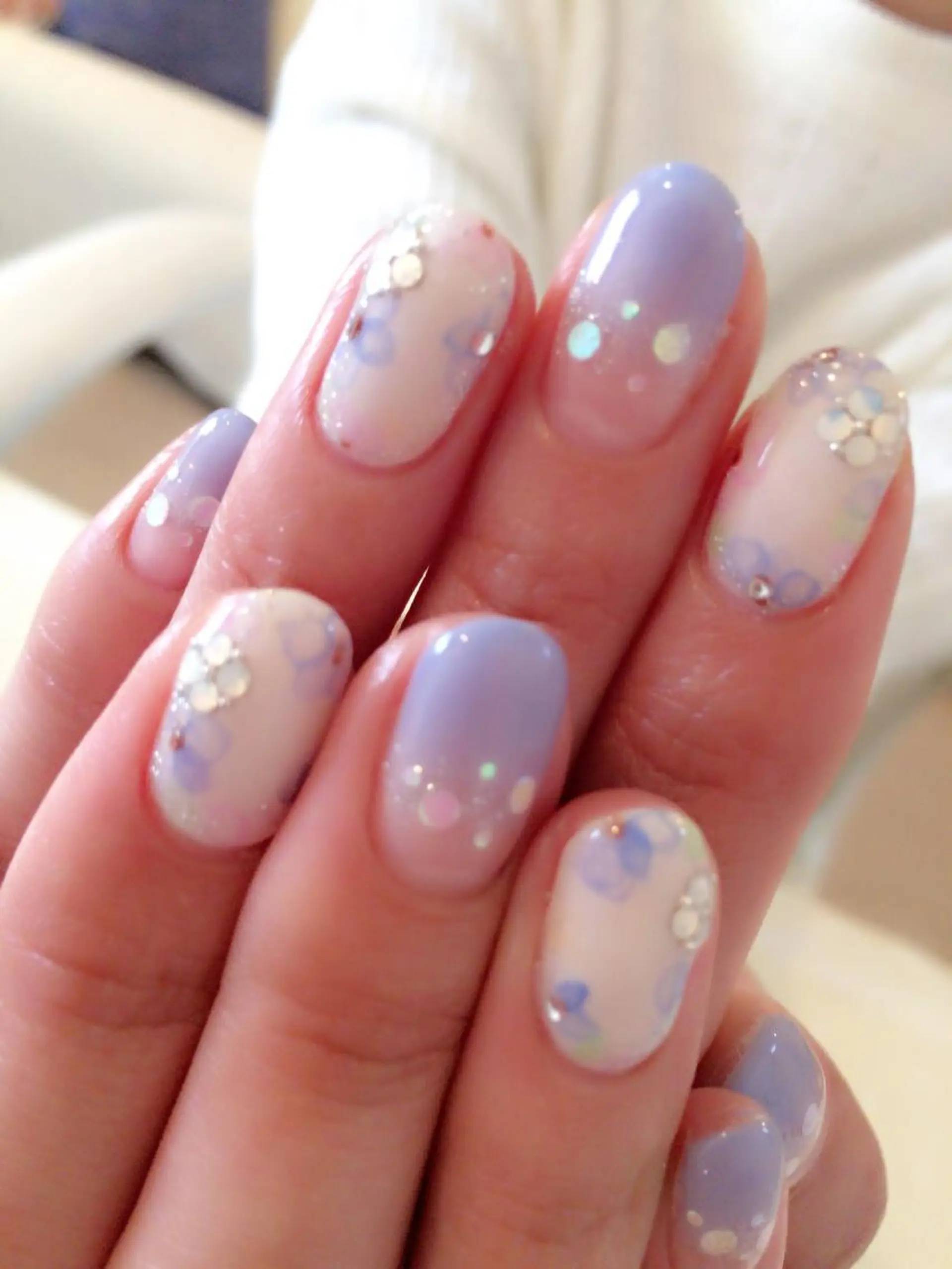 ネイル 春ネイル LaLa Peach 福岡のマツエク・マツパデザイン