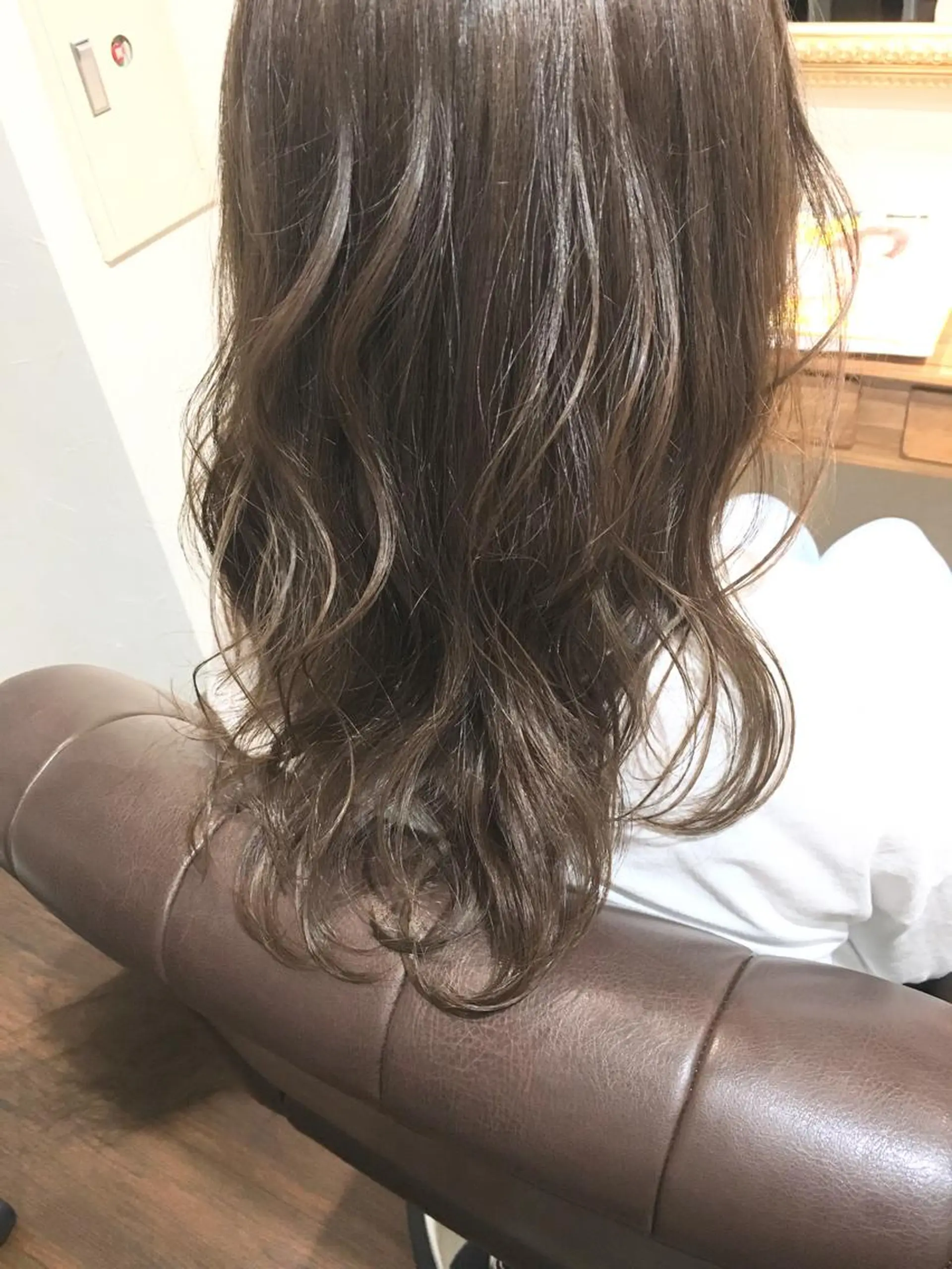 セミロング カラー ヘアアレンジ アディクシーカラー グレージュ 柔らか垢抜けｶﾗｰと ｶｯﾄ🫧ASUKAのヘアスタイル
