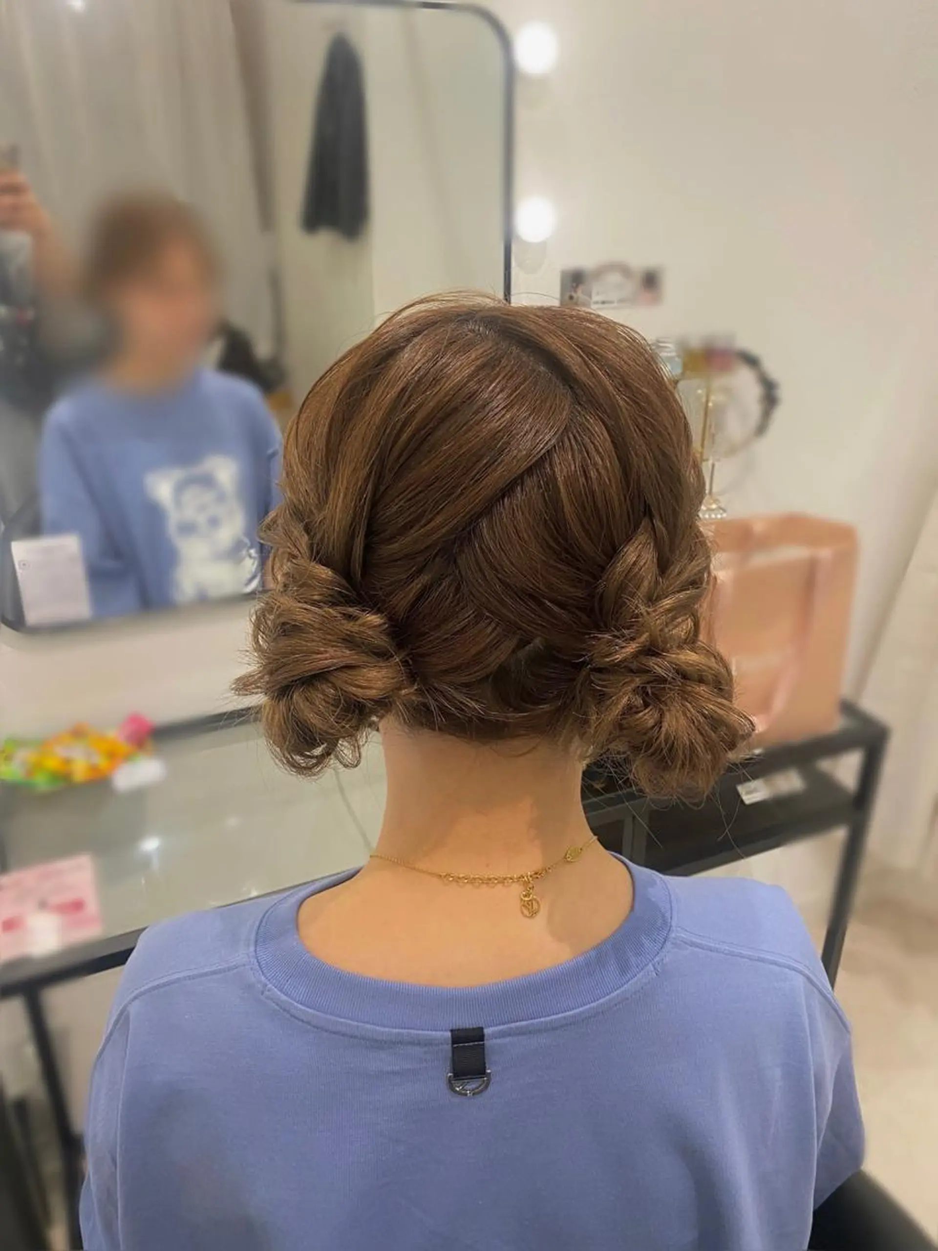 ミディアム ヘアセット Mikazuki オーナーTeradaのマツエク・マツパデザイン