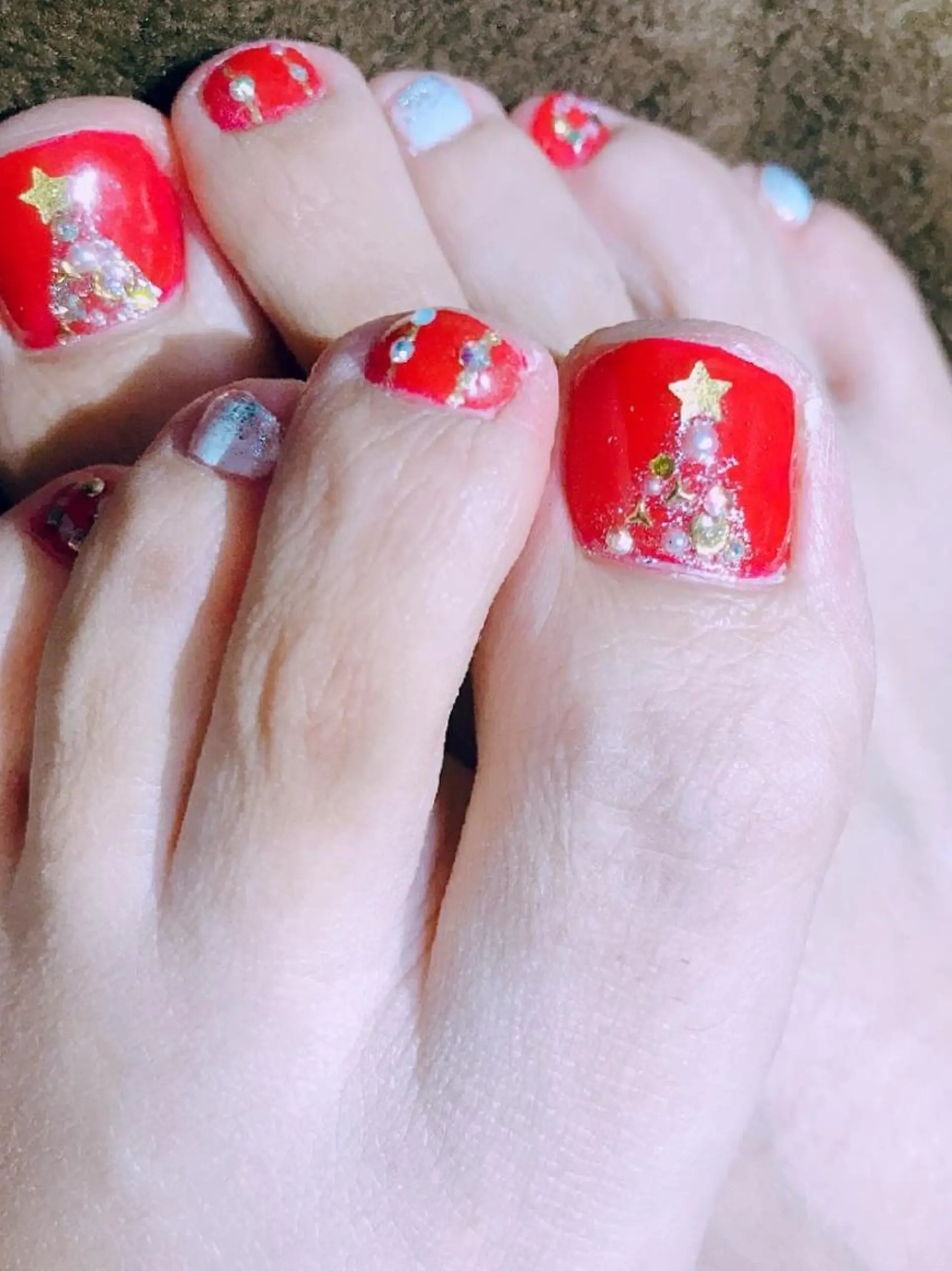 ネイル フットネイル 柴崎 美幸のネイルデザイン