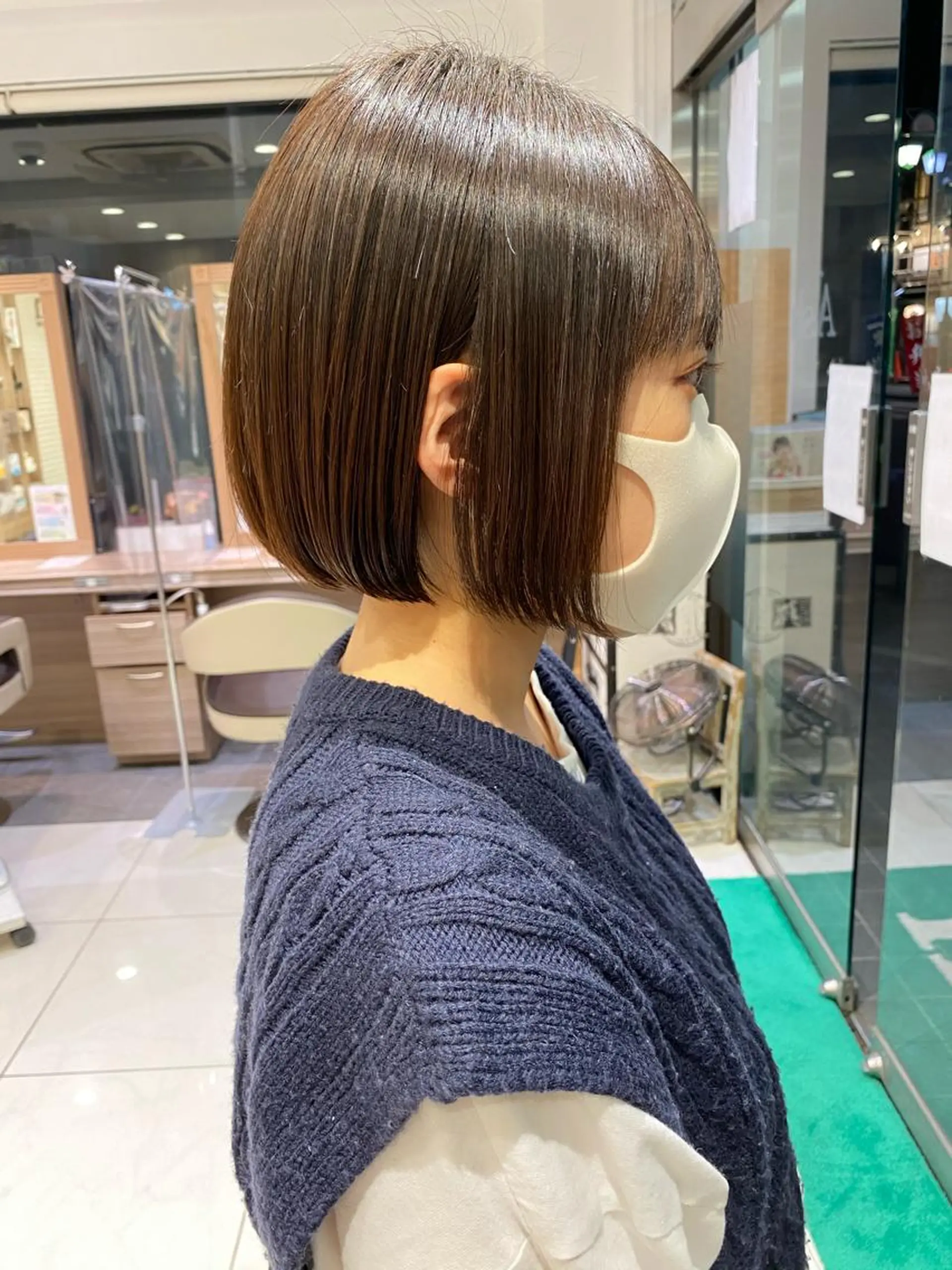 ショート パーマ ストレートパーマ 寺内 紳悟のヘアスタイル