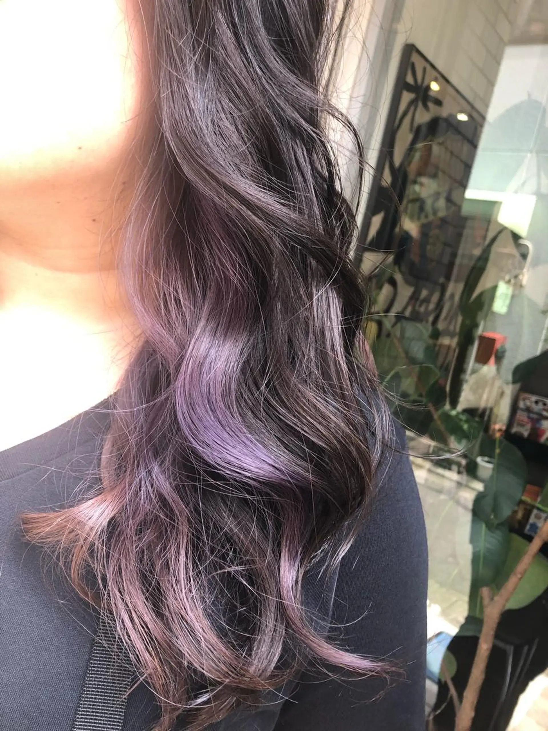 ロング カラー カット ヘアカラー トリートメント pep natsumiのヘアスタイル