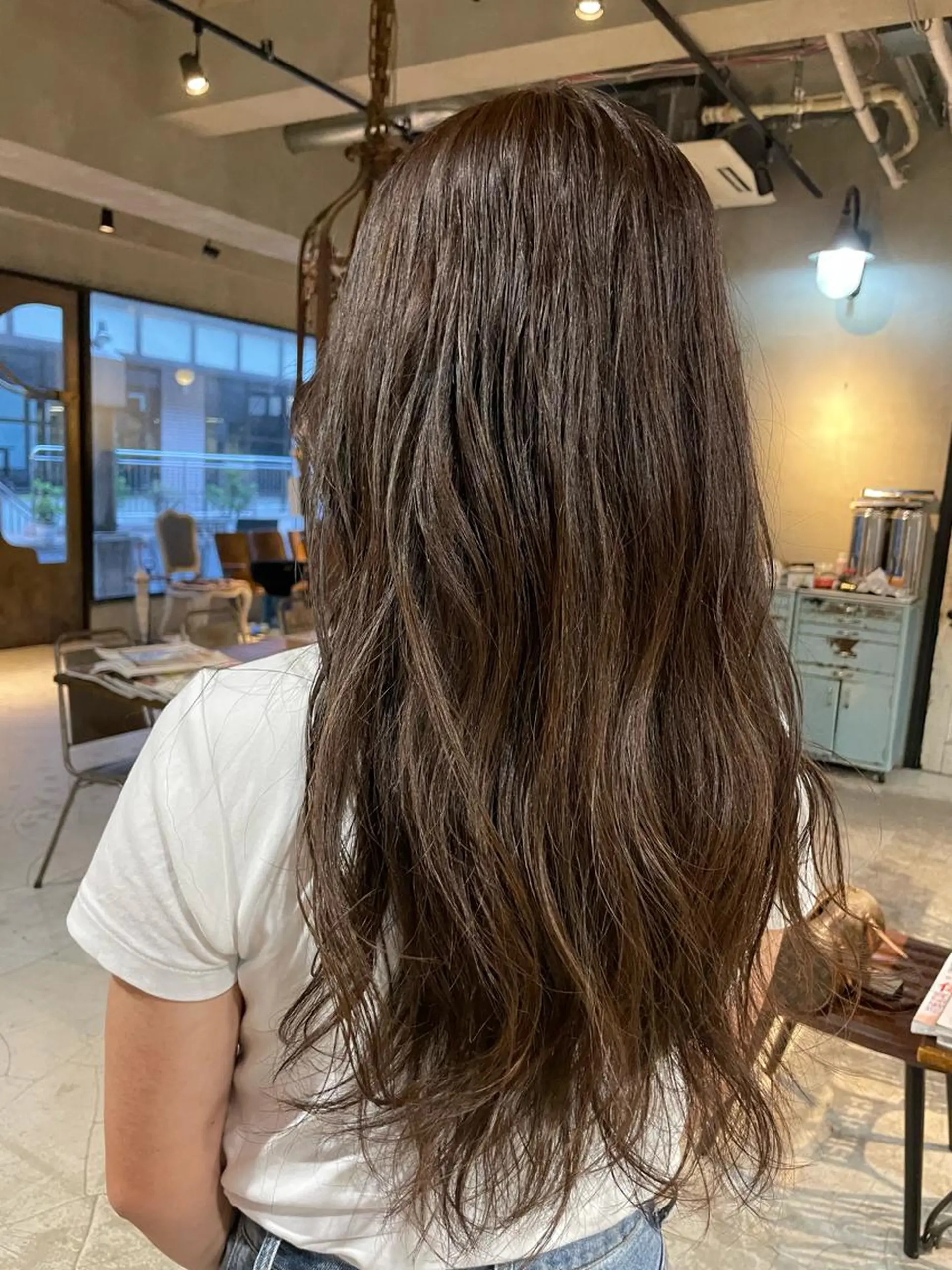 ロング ヘアカラー トリートメント ヘアセット 🌿透明感/レイヤー 🌿TATSUKIのヘアスタイル