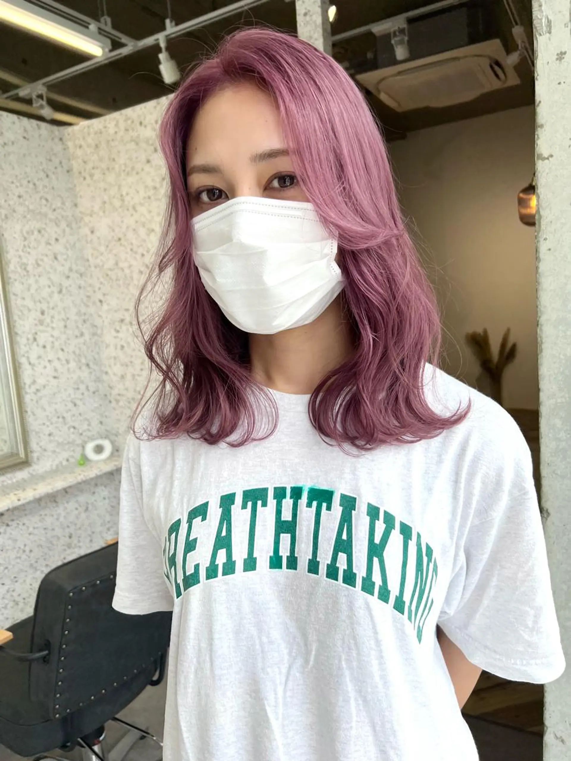 ミディアム カラー バレイヤージュ ブリーチ ケアブリーチ ハイライトカラー インナーカラー lani ブリーチ /ダブルカラーのヘアスタイル