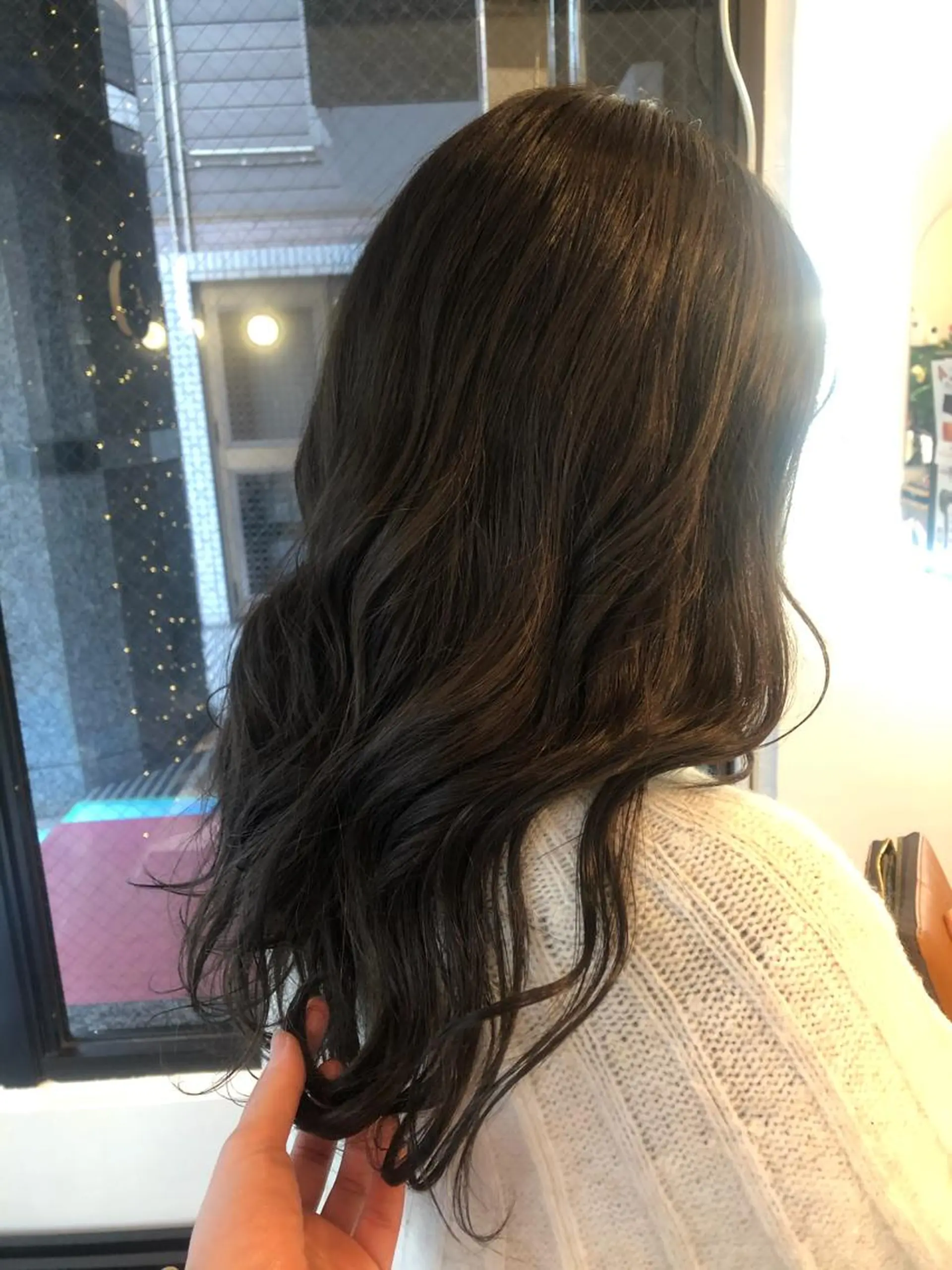 ロング カラー オレンジ カット ヘアカラー トリートメント ヘッドスパ 貴方に似合うを見つけ ます🌱市川リョウカのヘアスタイル