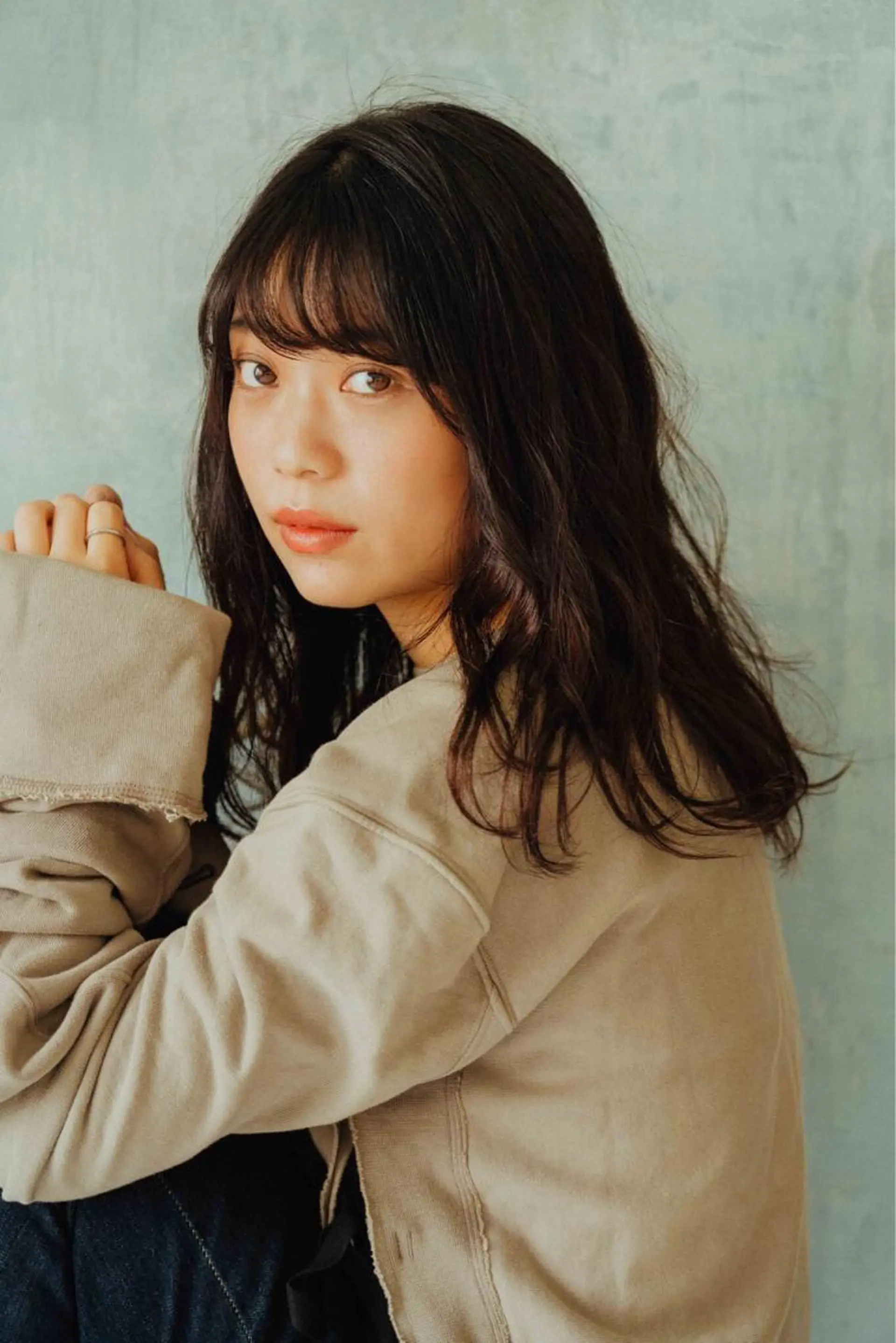 セミロング カラー パーマ ヘアアレンジ メンズ キッズ ネイル マツエク・マツパ メンズウルフカット アディクシーカラー 透明感カラー ボブ ウルフカット 藤井 仁紀のヘアスタイル