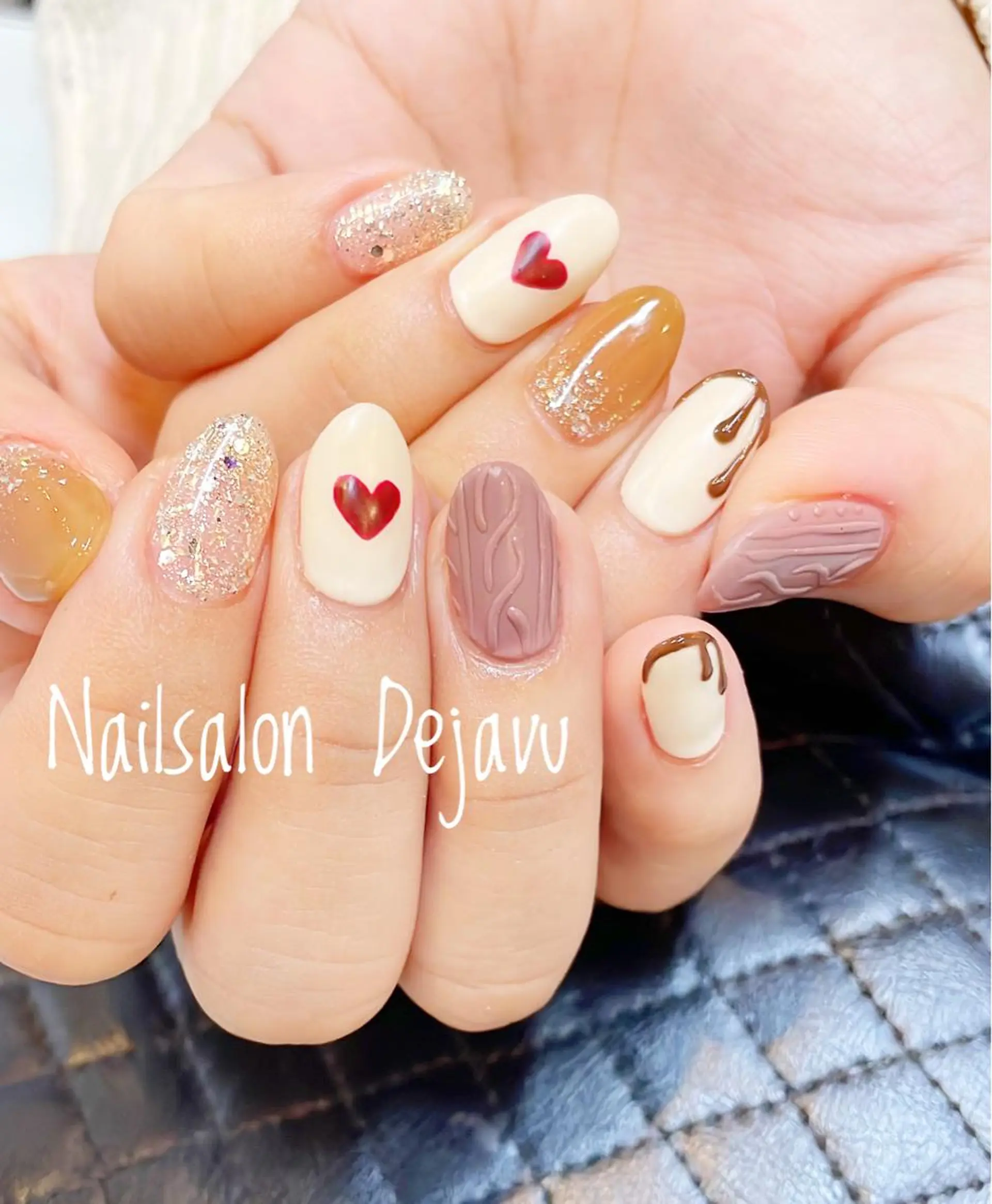 ネイル アートネイル 持ち込み シンプルネイル バレンタイン Dejavu所属・Nail salon Dejavu 🌿のネイルデザイン