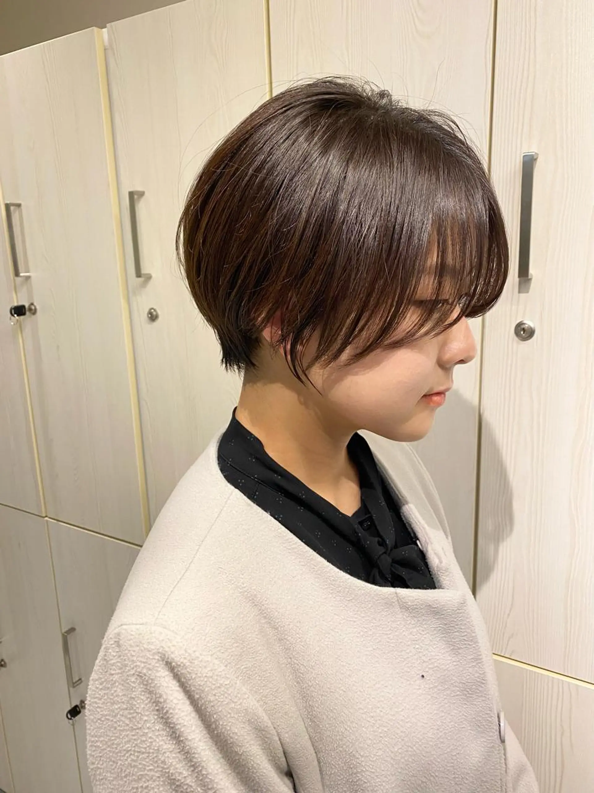 ショート カラー カット ヘアカラー トリートメント ハイトーン×似合わせ 🌱中川慎之介のヘアスタイル