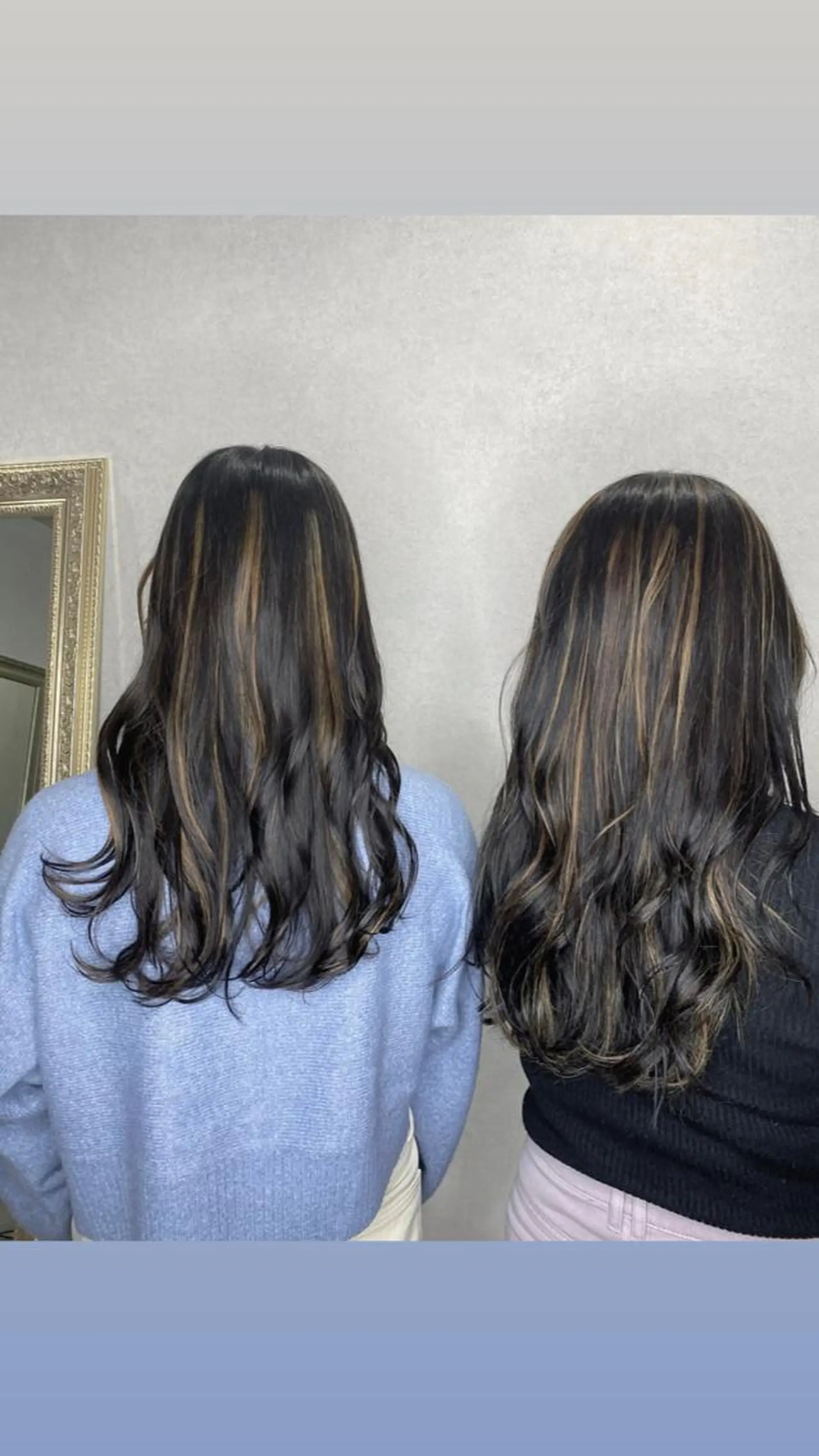 ロング カラー ハイライトカラー ハイライト 学生 Designer EGGのマツエク・マツパデザイン