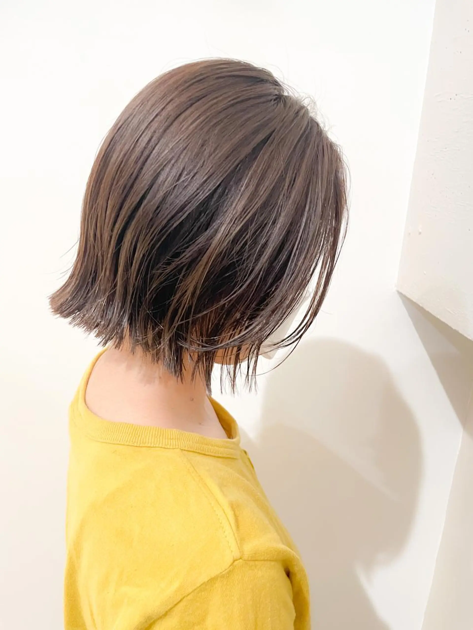 ショート カラー 切りっぱなしボブ 透明感カラー グレージュ ハイライトカラー ボブ ヘアカラー トリートメント ヘッドスパ ✨カラー支持No.1 🧸ワキ カナコ🧸のヘアスタイル