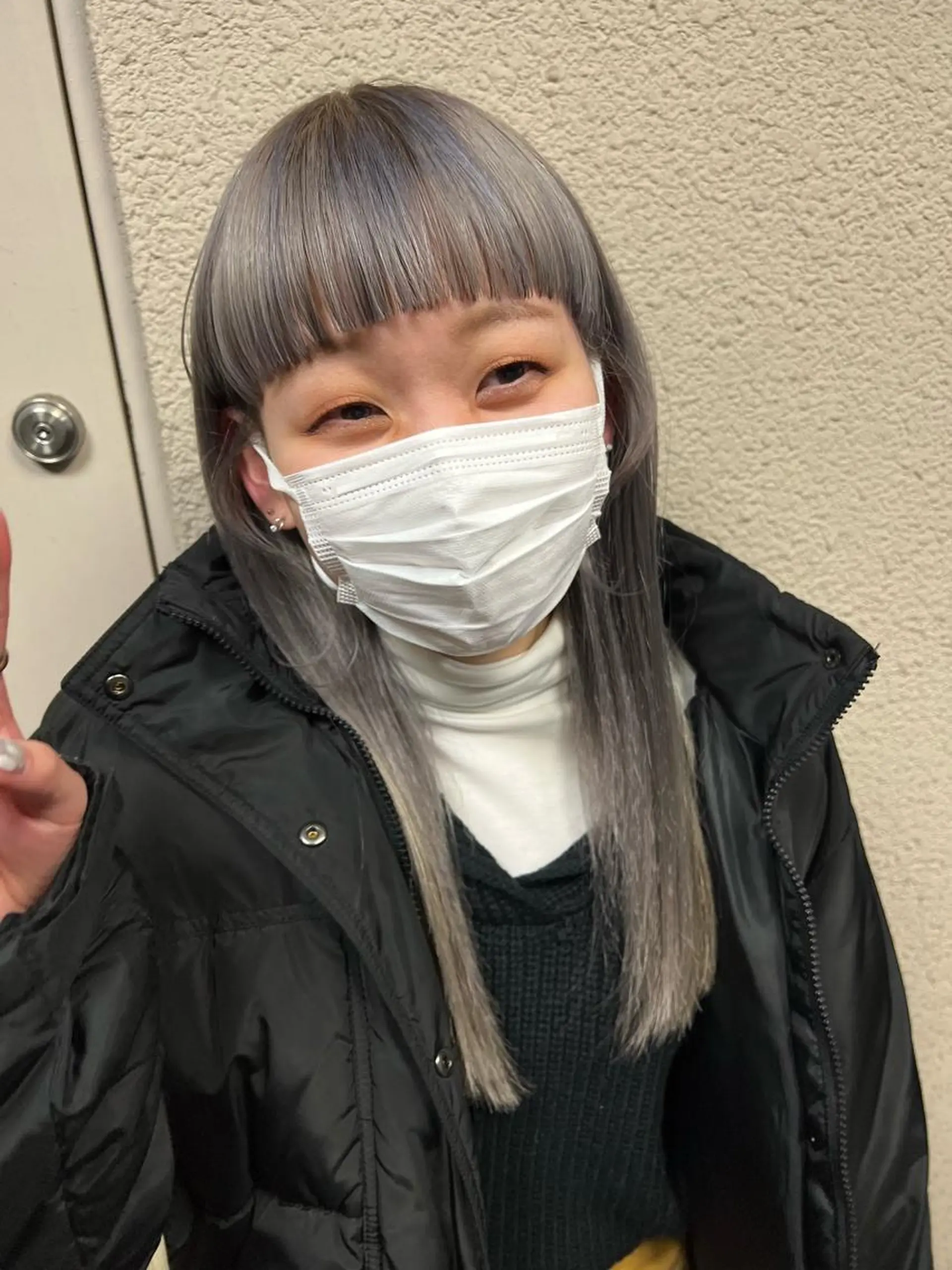ロング カラー ワイドバング カット ヘアカラー Fen.hair.ici中目黒所属・小笠原 悠斗のヘアスタイル